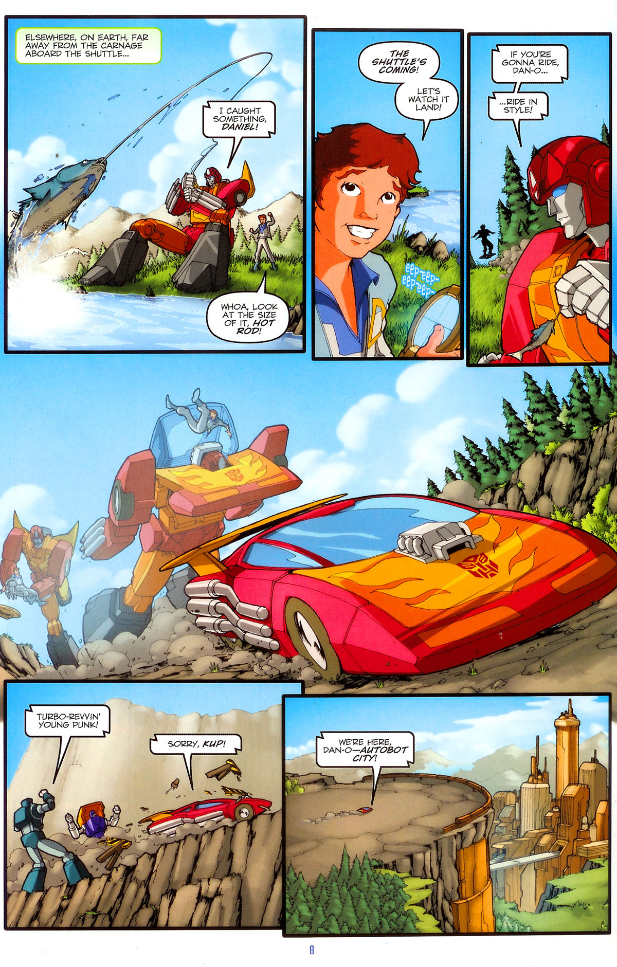 Read online The Transformers: The Animated Movie comic -  Issue #1 - 9