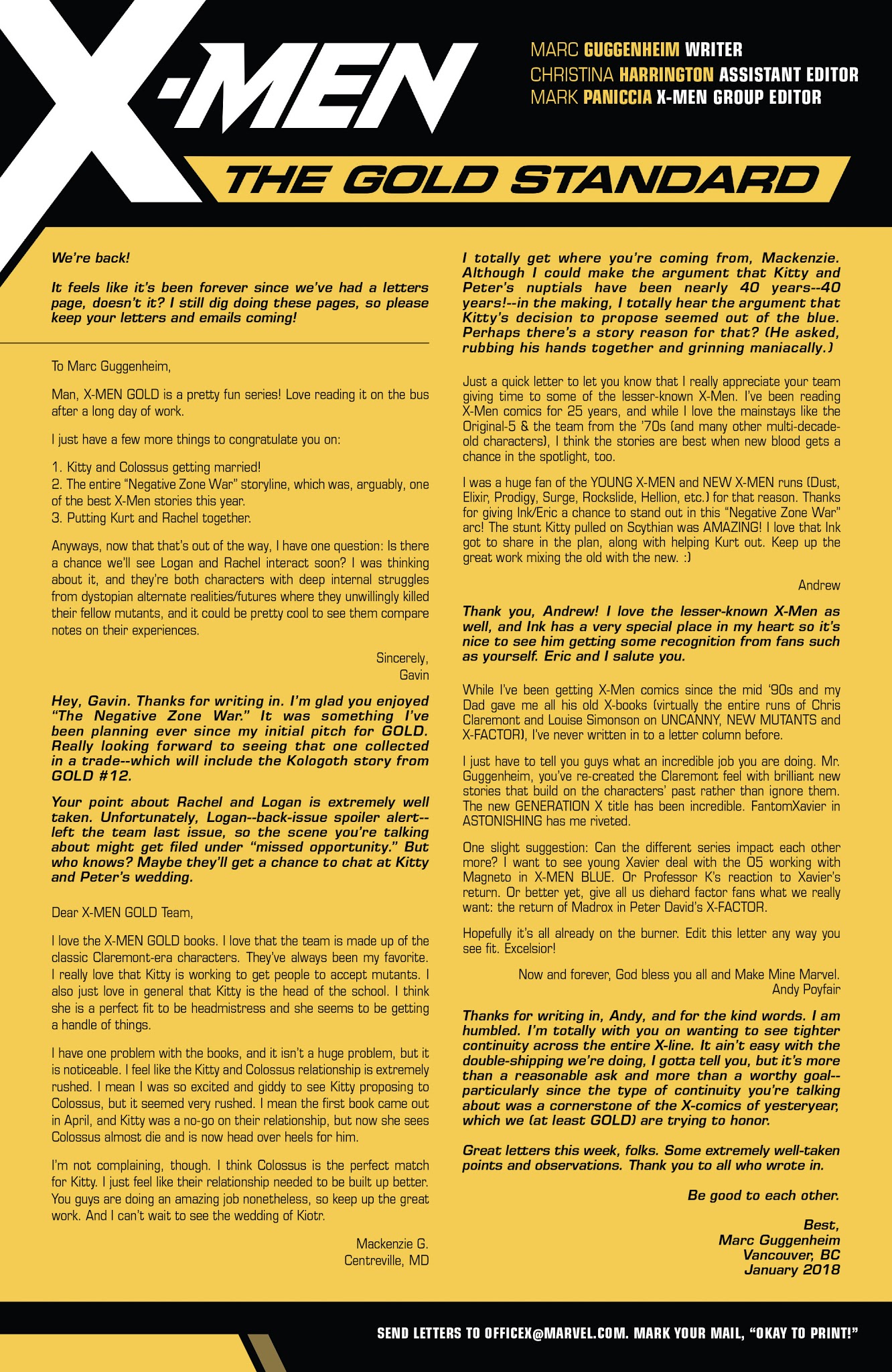 Read online X-Men: Gold comic -  Issue #22 - 23