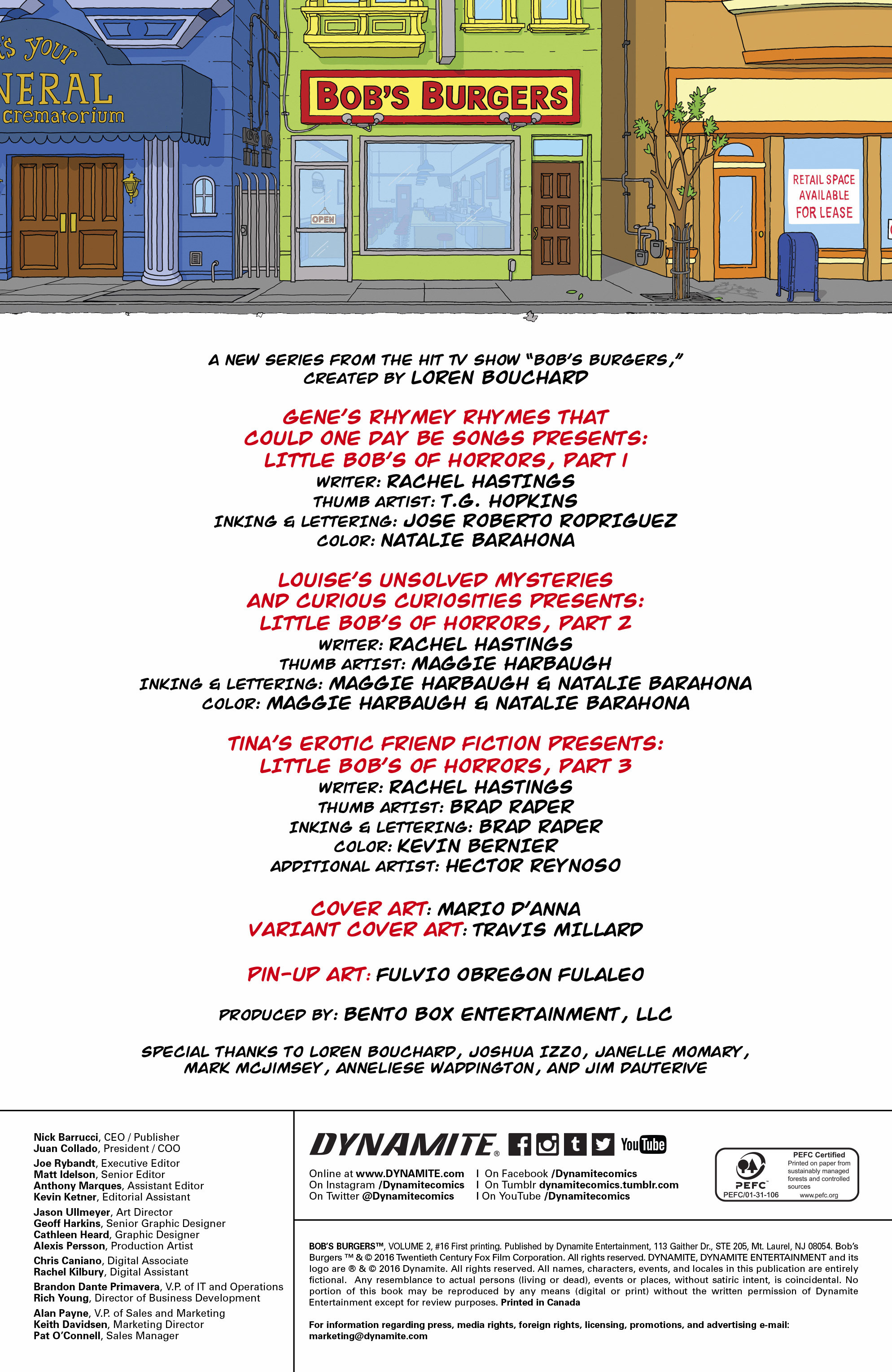 Read online Bob's Burgers (2015) comic -  Issue #16 - 2