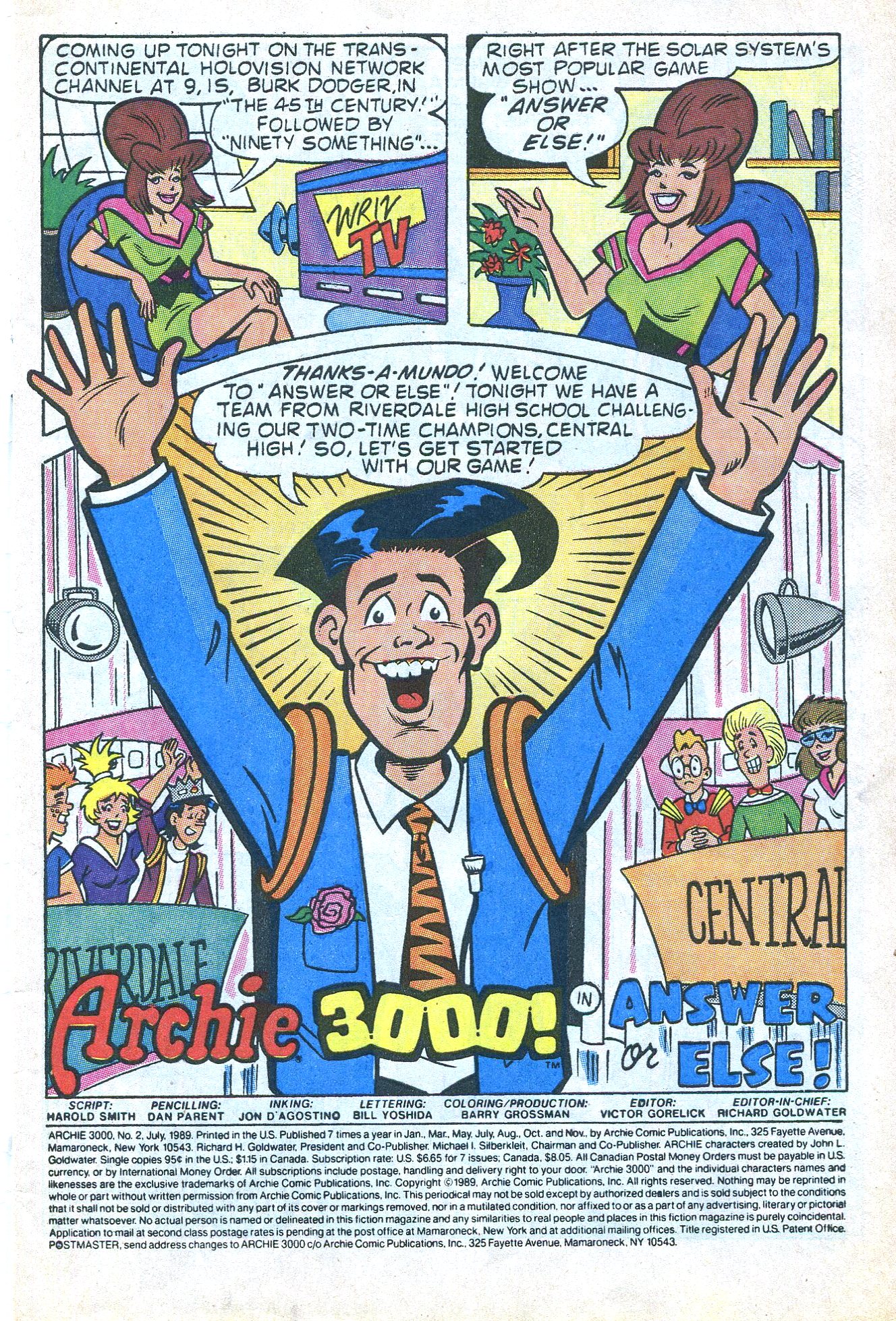 Read online Archie 3000! (1989) comic -  Issue #2 - 3