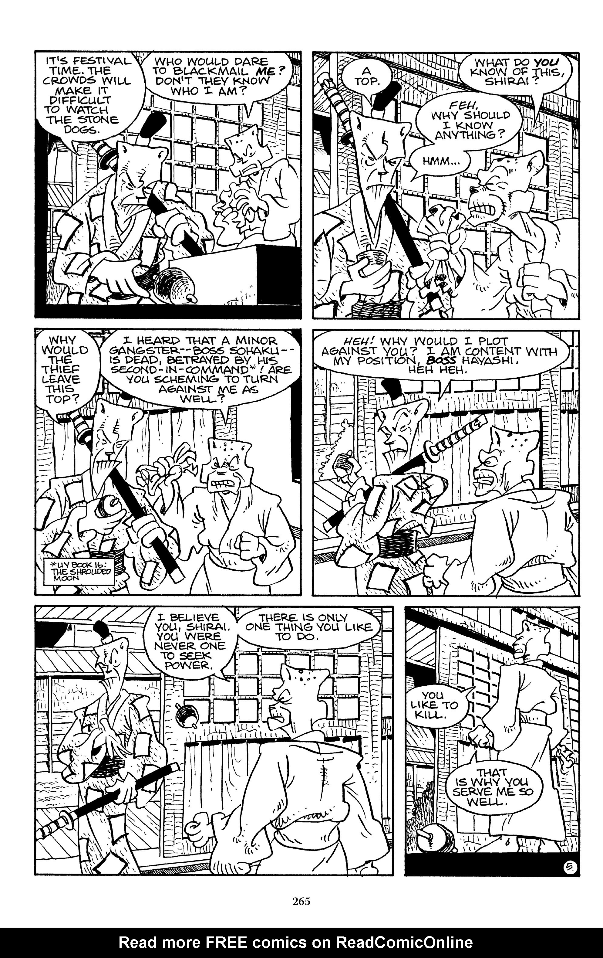 Read online The Usagi Yojimbo Saga comic -  Issue # TPB 4 - 262