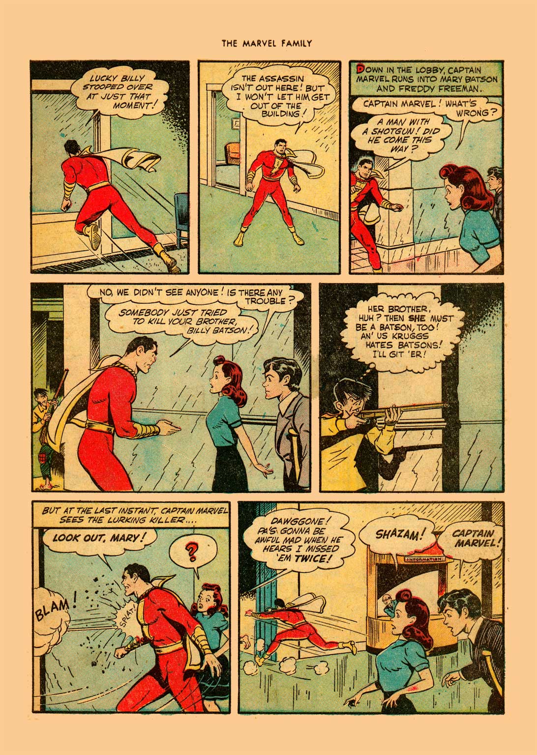 Read online The Marvel Family comic -  Issue #20 - 7
