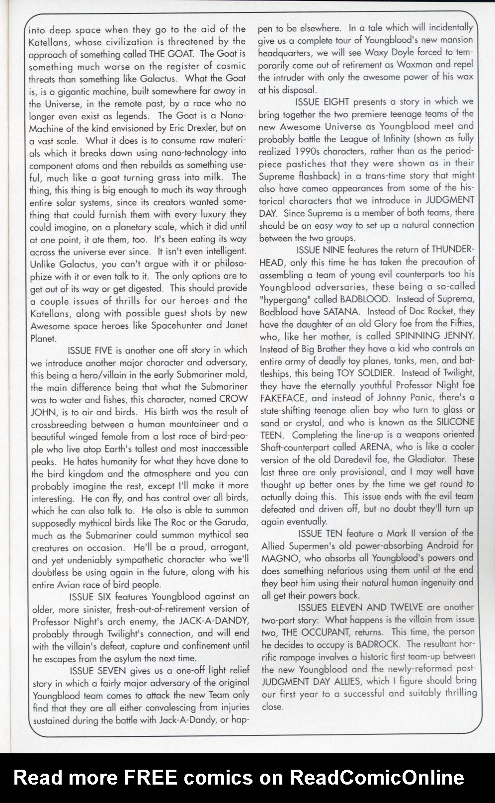 Read online Alan Moore's Awesome Universe Handbook comic -  Issue #Alan Moore's Awesome Universe Handbook Full - 28