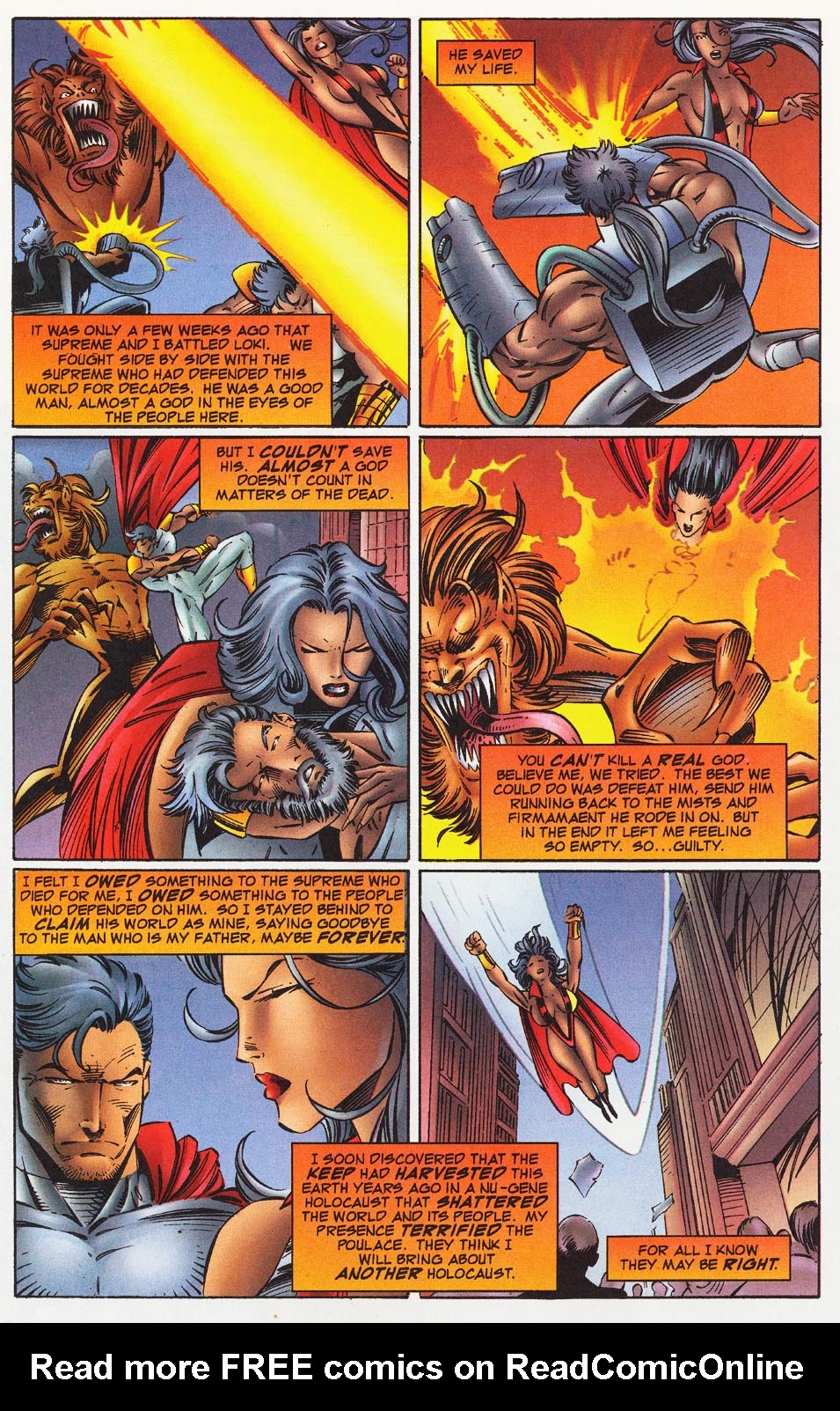 Read online Lady Supreme comic -  Issue #1 - 16