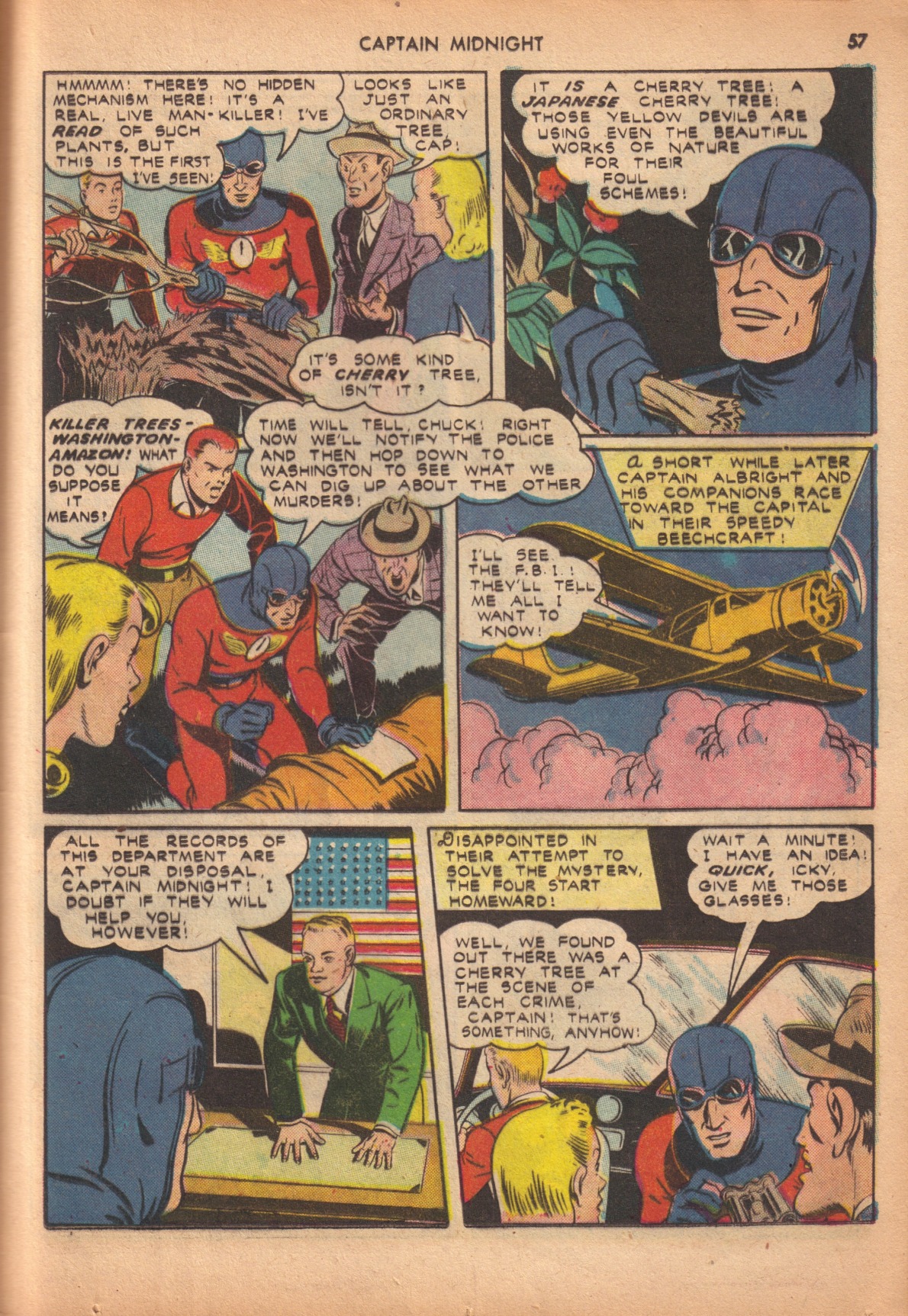 Read online Captain Midnight (1942) comic -  Issue #10 - 53