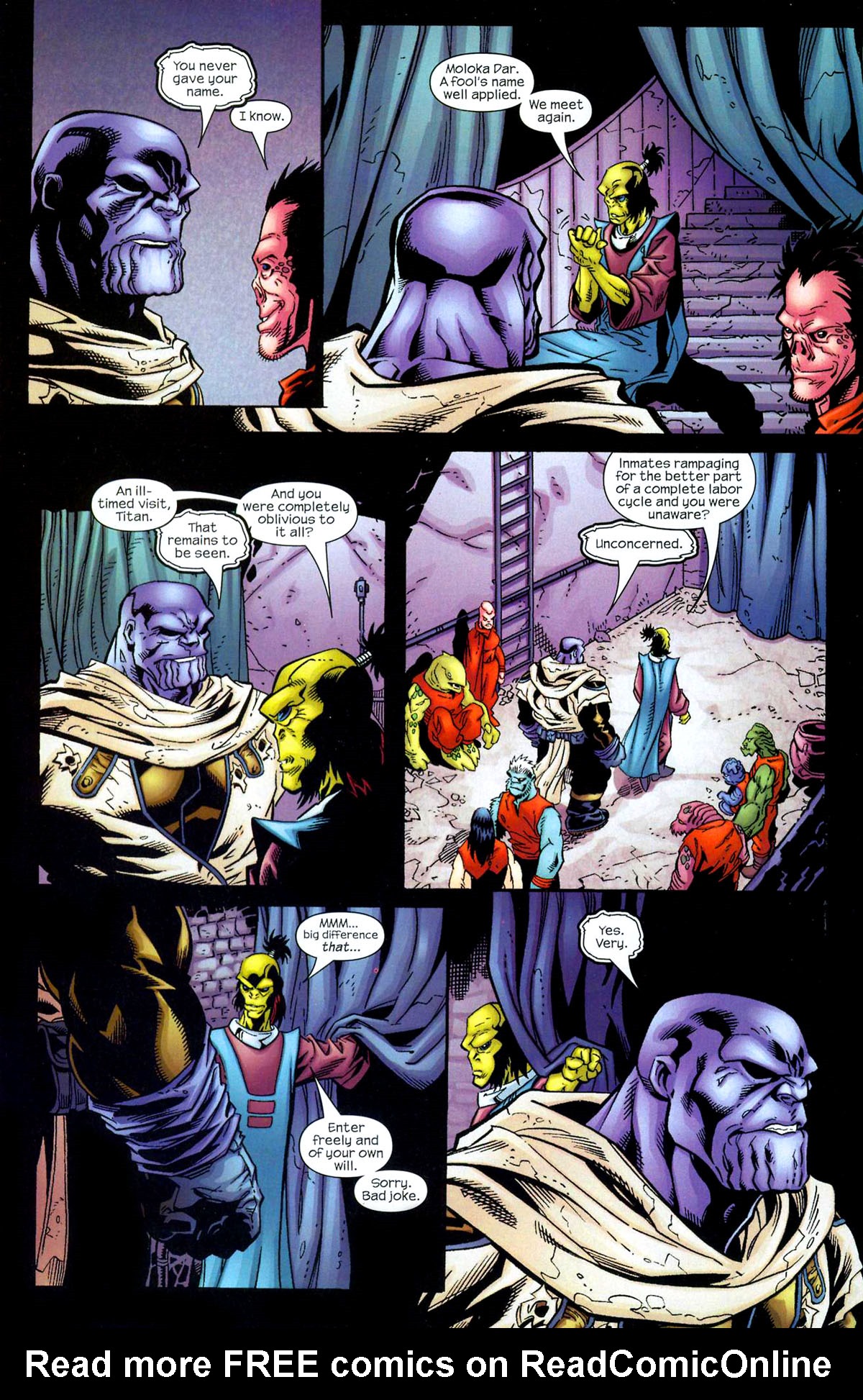 Read online Thanos (2003) comic -  Issue #8 - 14