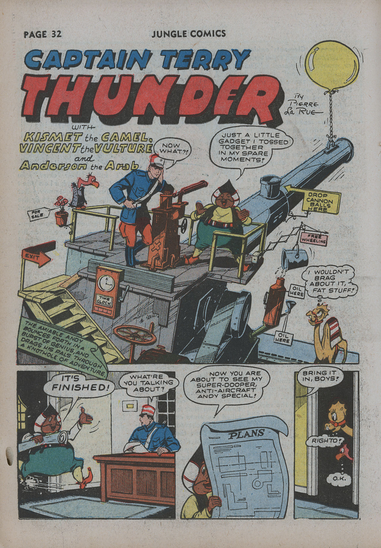 Read online Jungle Comics comic -  Issue #31 - 35