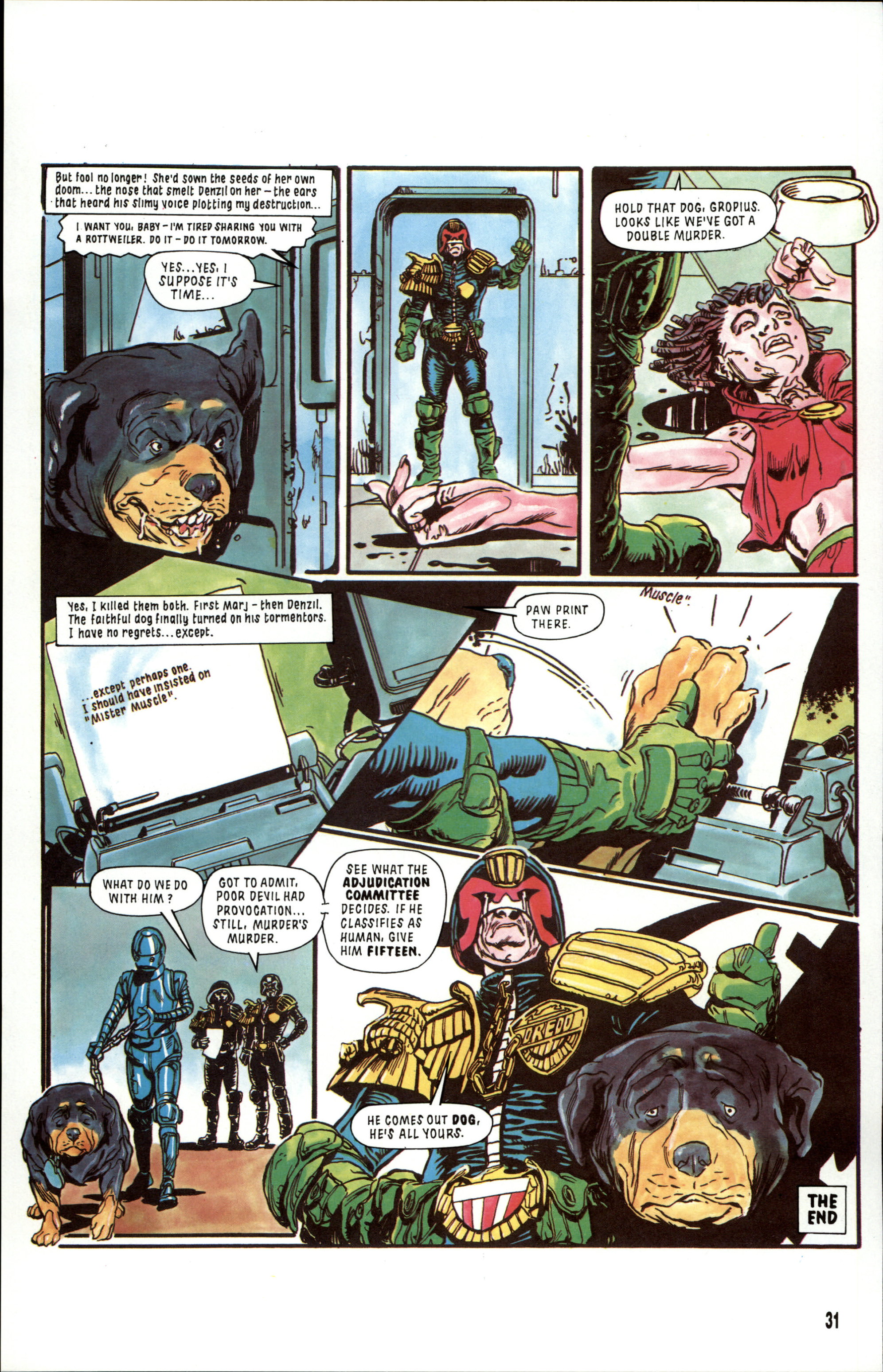 Read online Dredd Rules! comic -  Issue #9 - 33