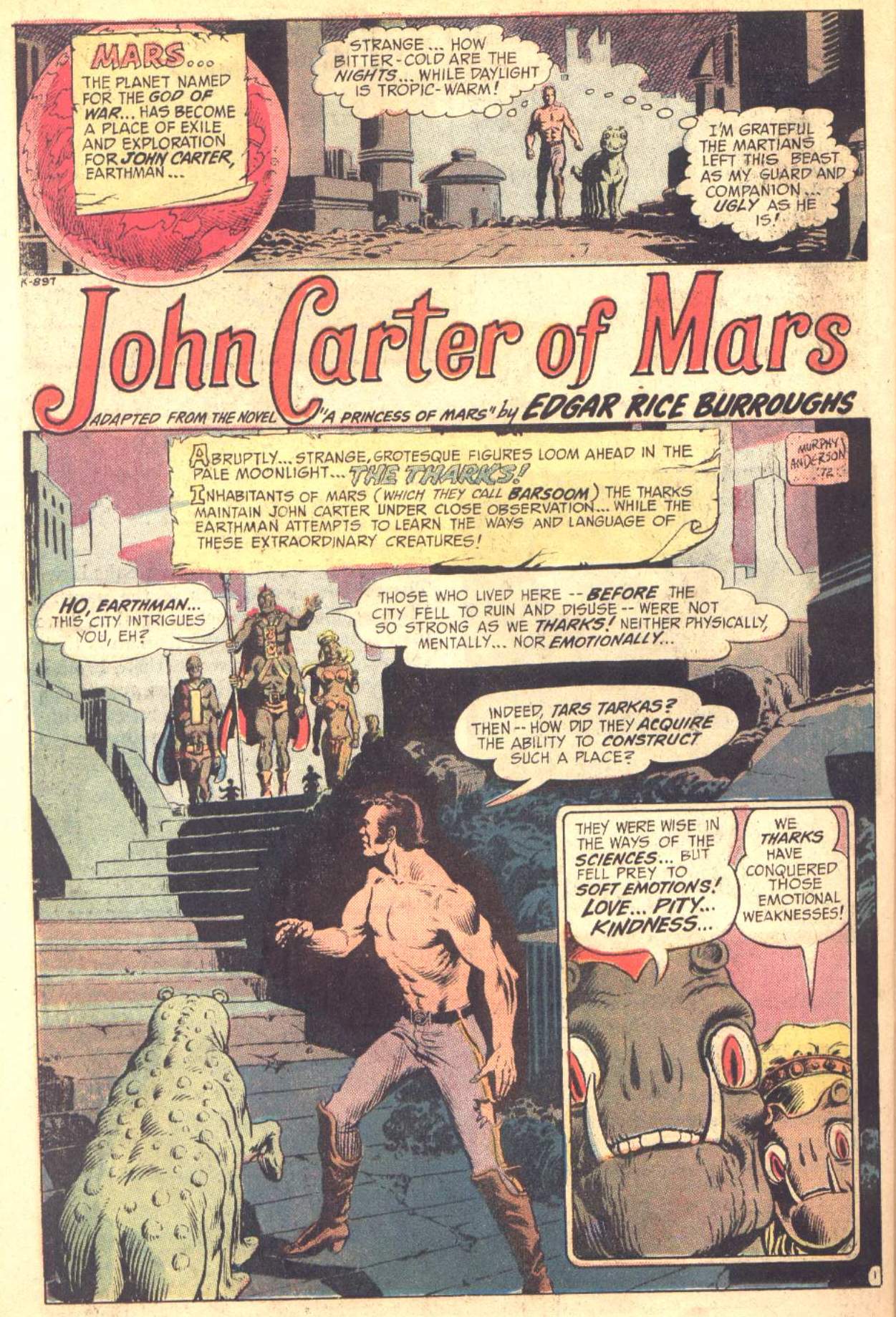 Read online Tarzan (1972) comic -  Issue #209 - 28