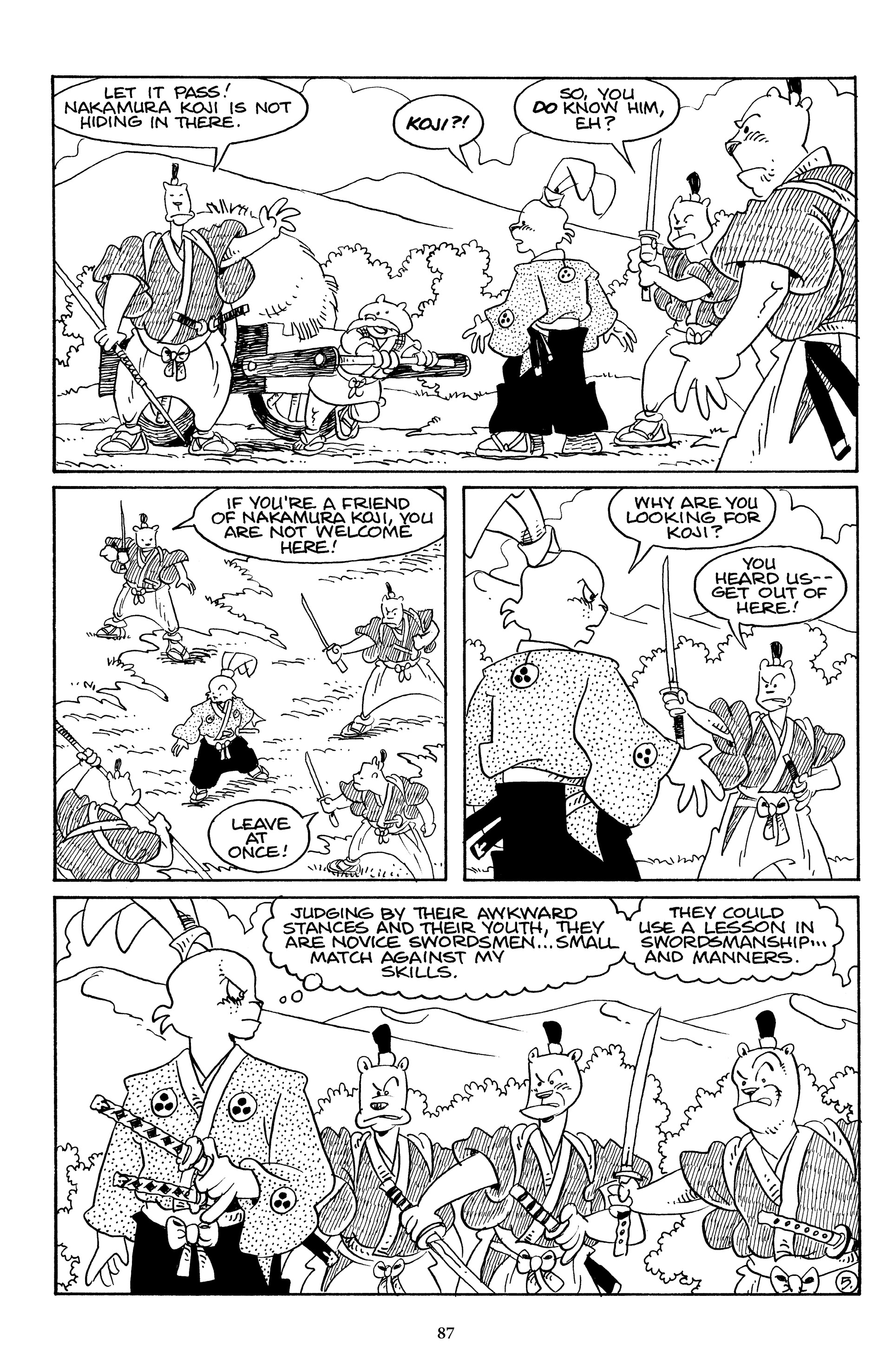 Read online The Usagi Yojimbo Saga (2021) comic -  Issue # TPB 4 (Part 1) - 86