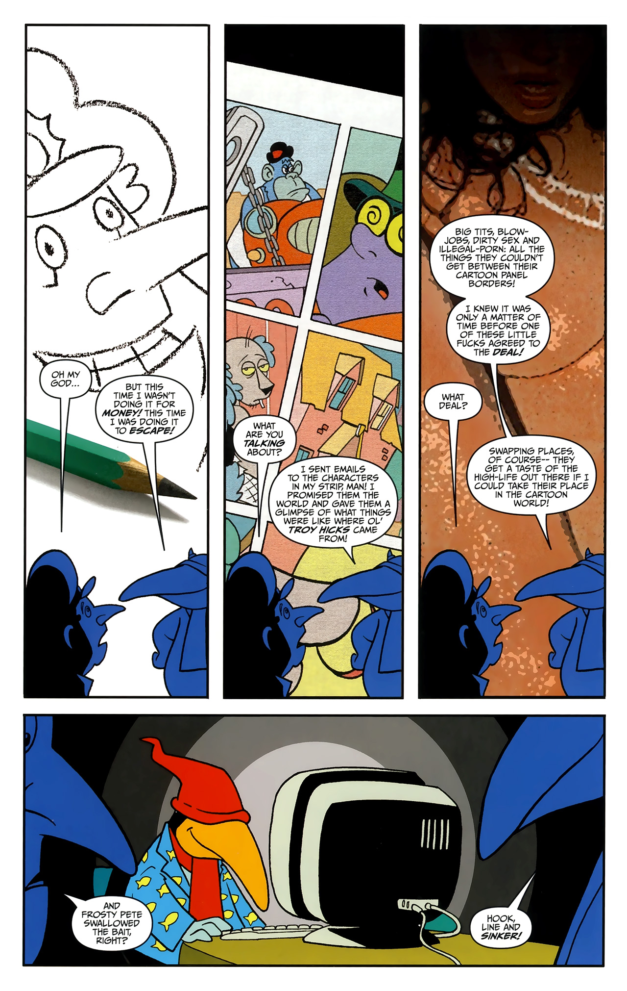 Read online Mark Millar's The Unfunnies comic -  Issue #4 - 16