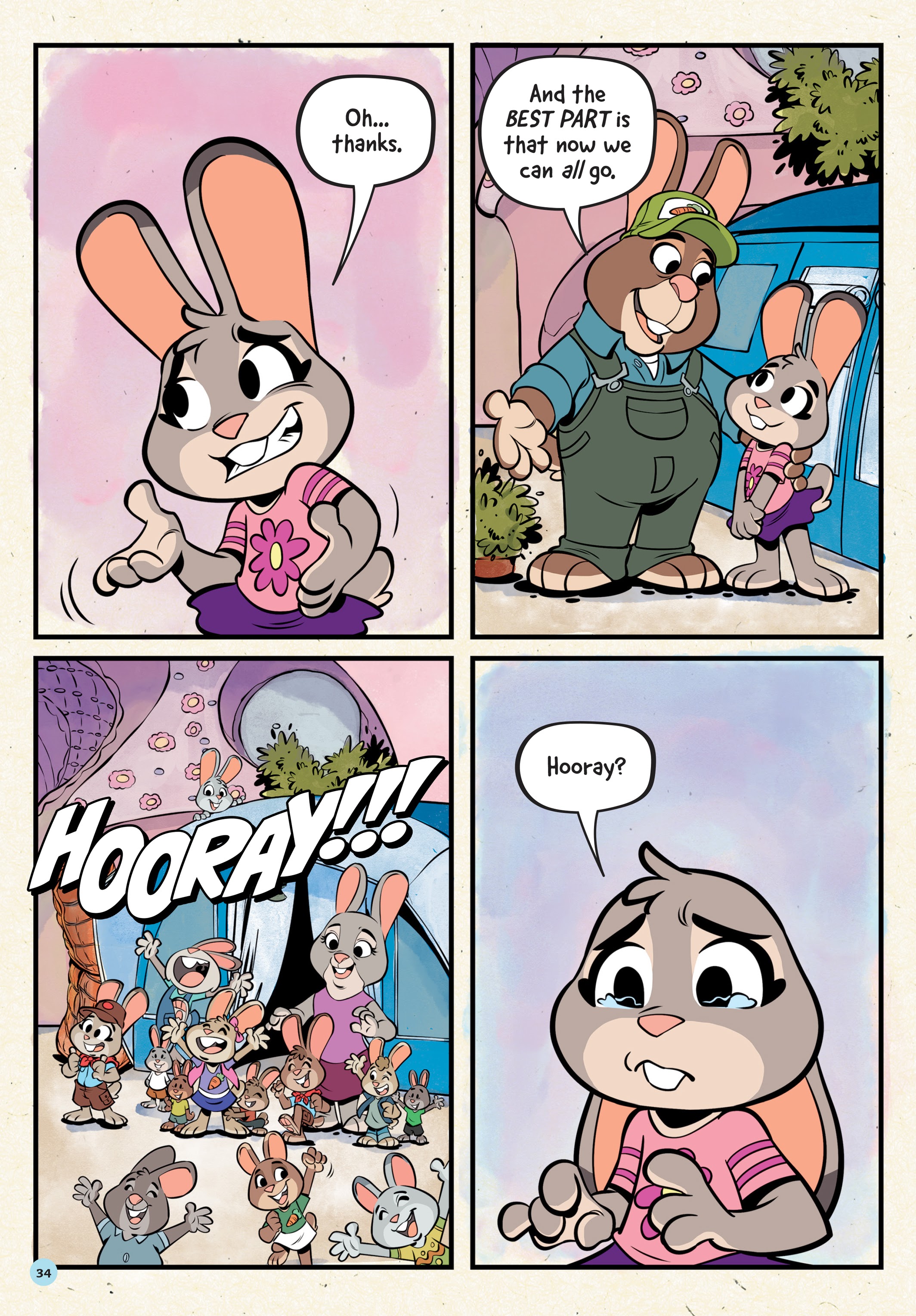 Read online Disney Zootopia: Family Night comic -  Issue # Full - 32