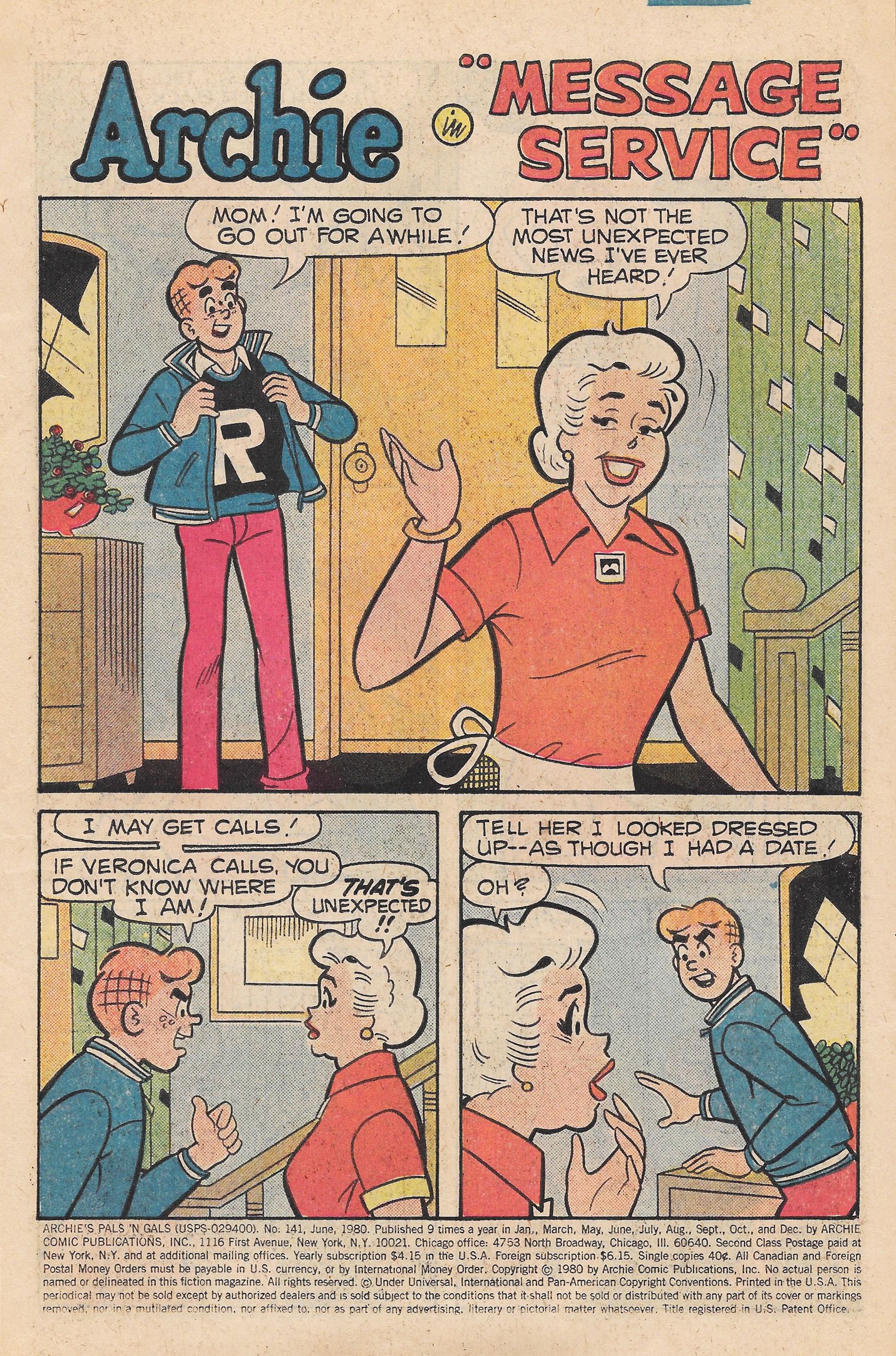 Read online Archie's Pals 'N' Gals (1952) comic -  Issue #141 - 3