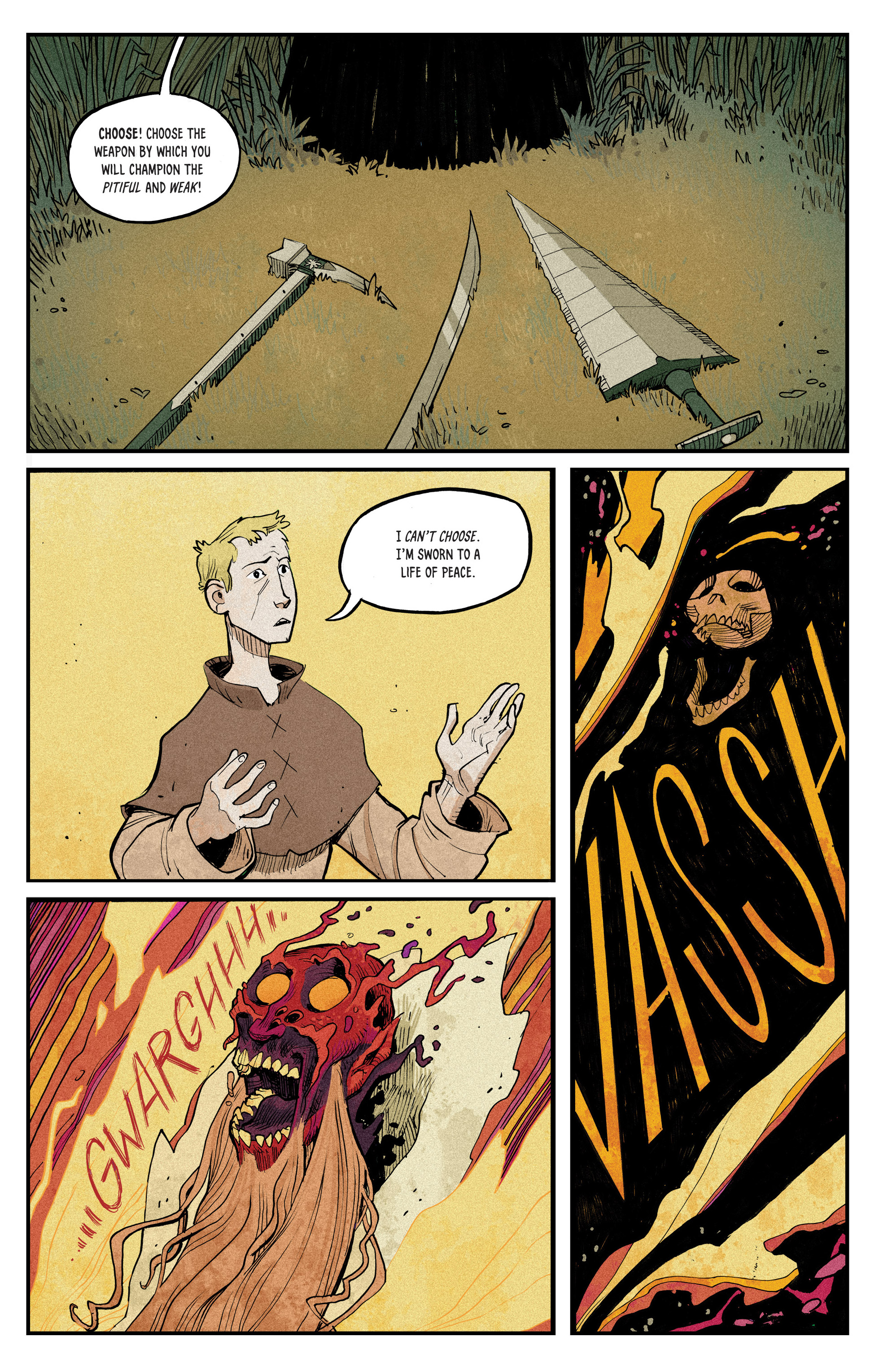 Read online Green Monk: Blood of the Martyrs comic -  Issue # TPB - 92