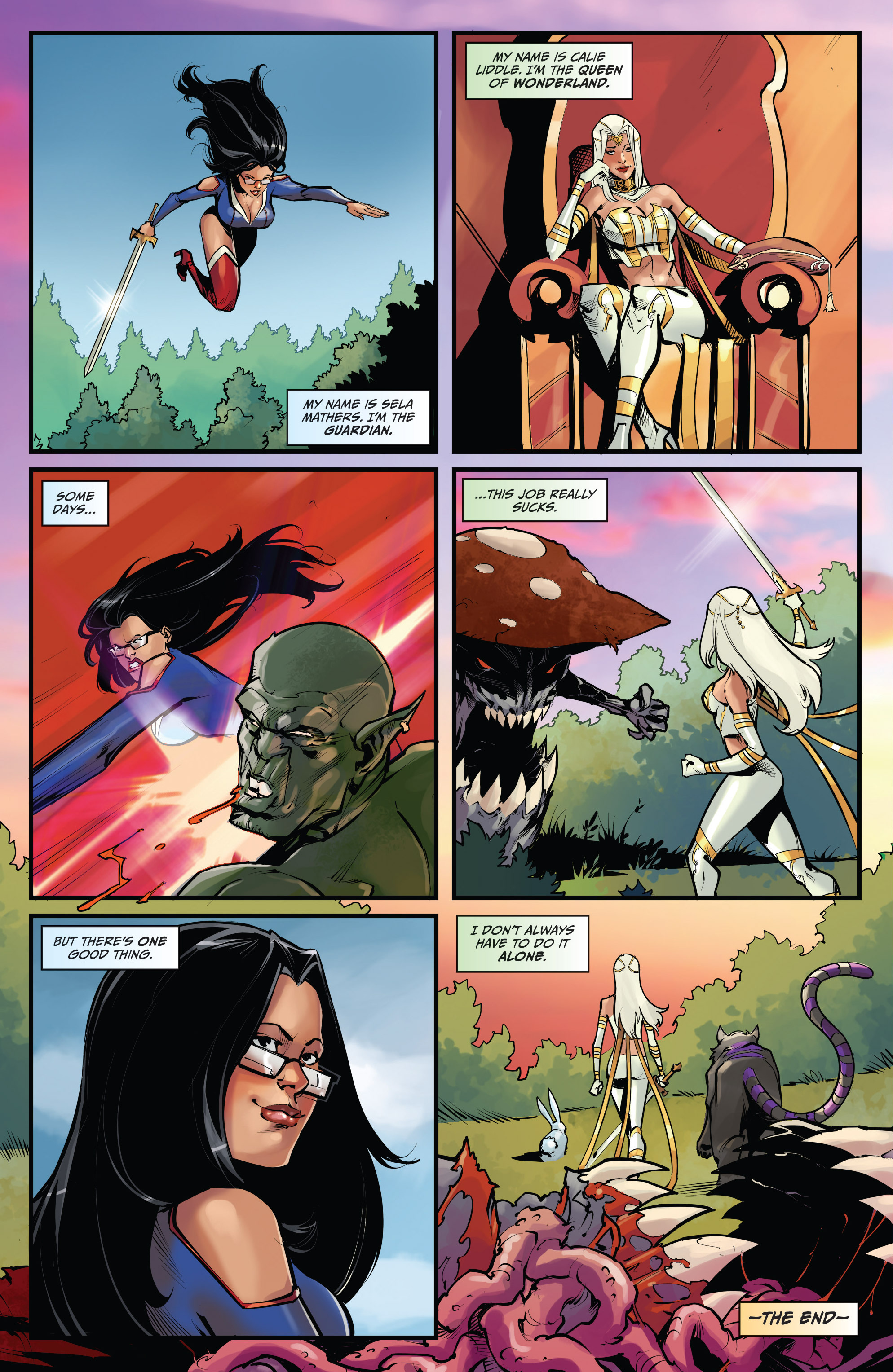 Read online Grimm Fairy Tales vs. Wonderland comic -  Issue #4 - 25