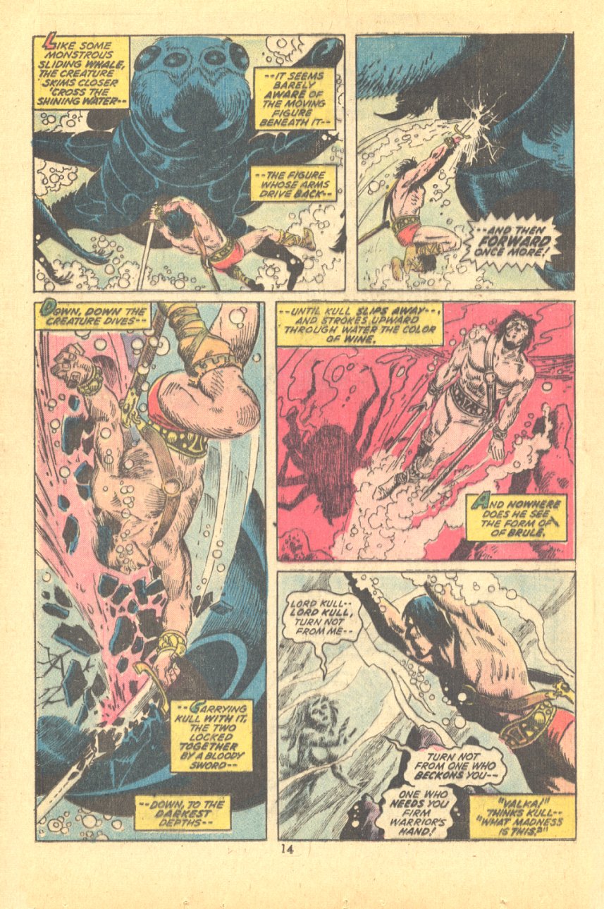 Read online Kull, the Conqueror (1971) comic -  Issue #7 - 11