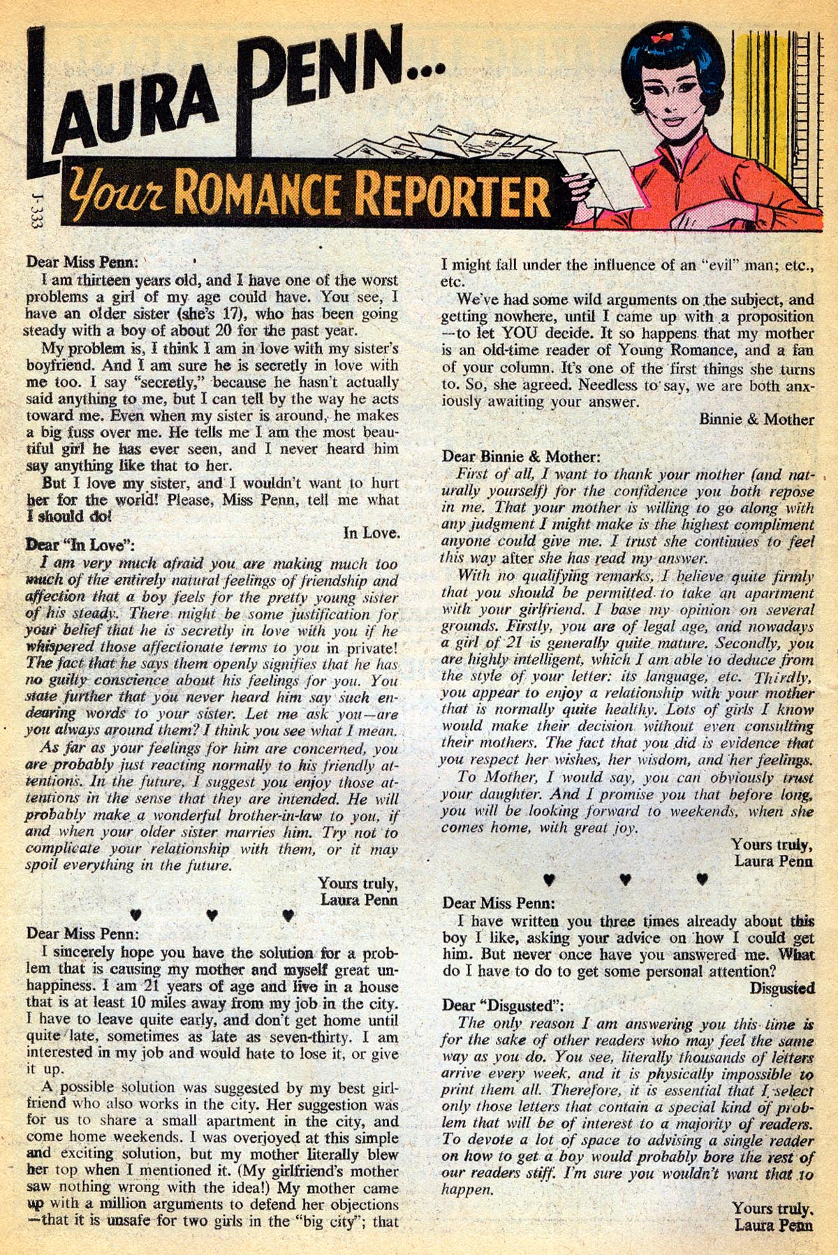 Read online Young Romance comic -  Issue #161 - 34