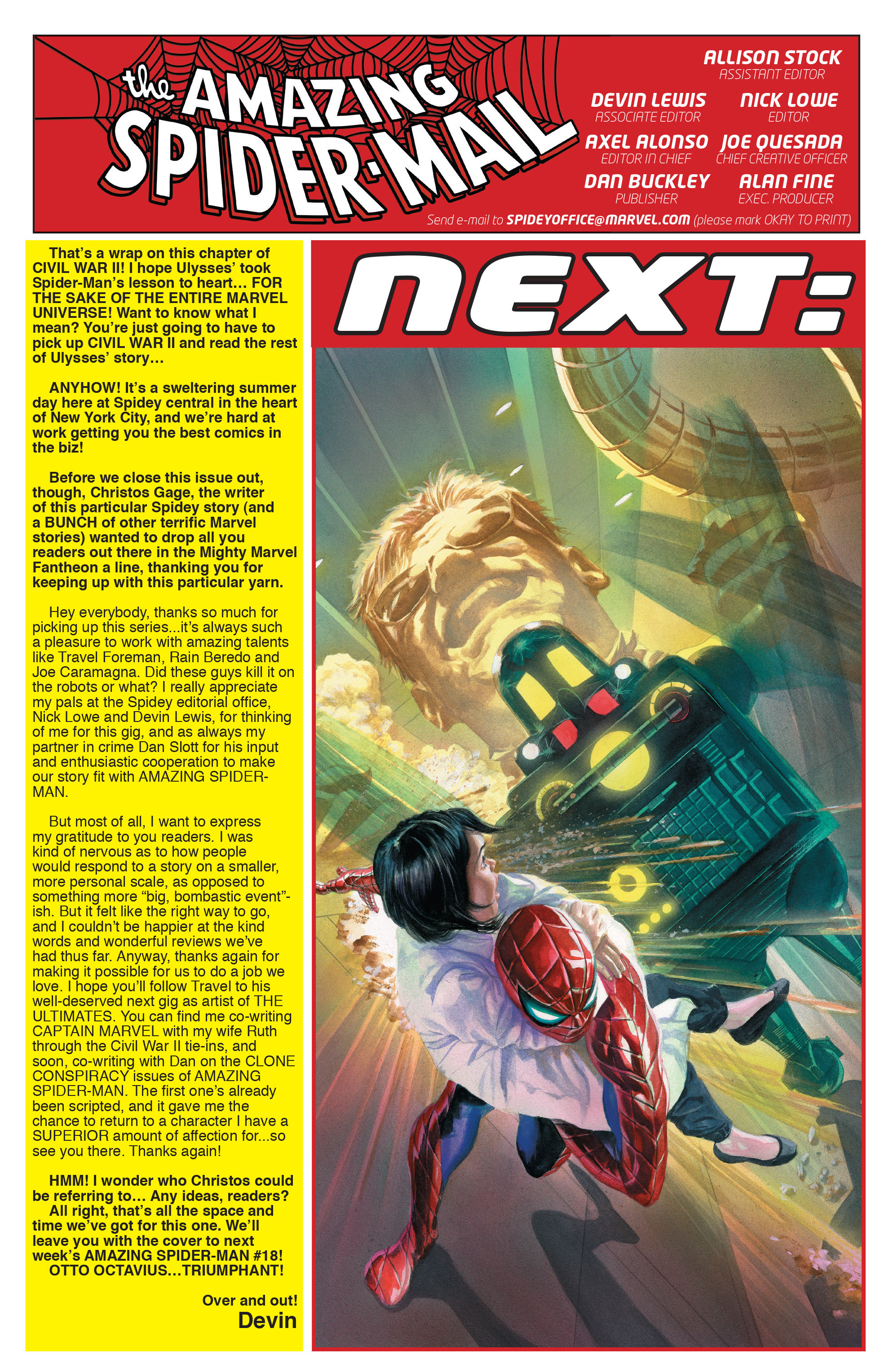 Read online Civil War II: Amazing Spider-Man comic -  Issue #4 - 23