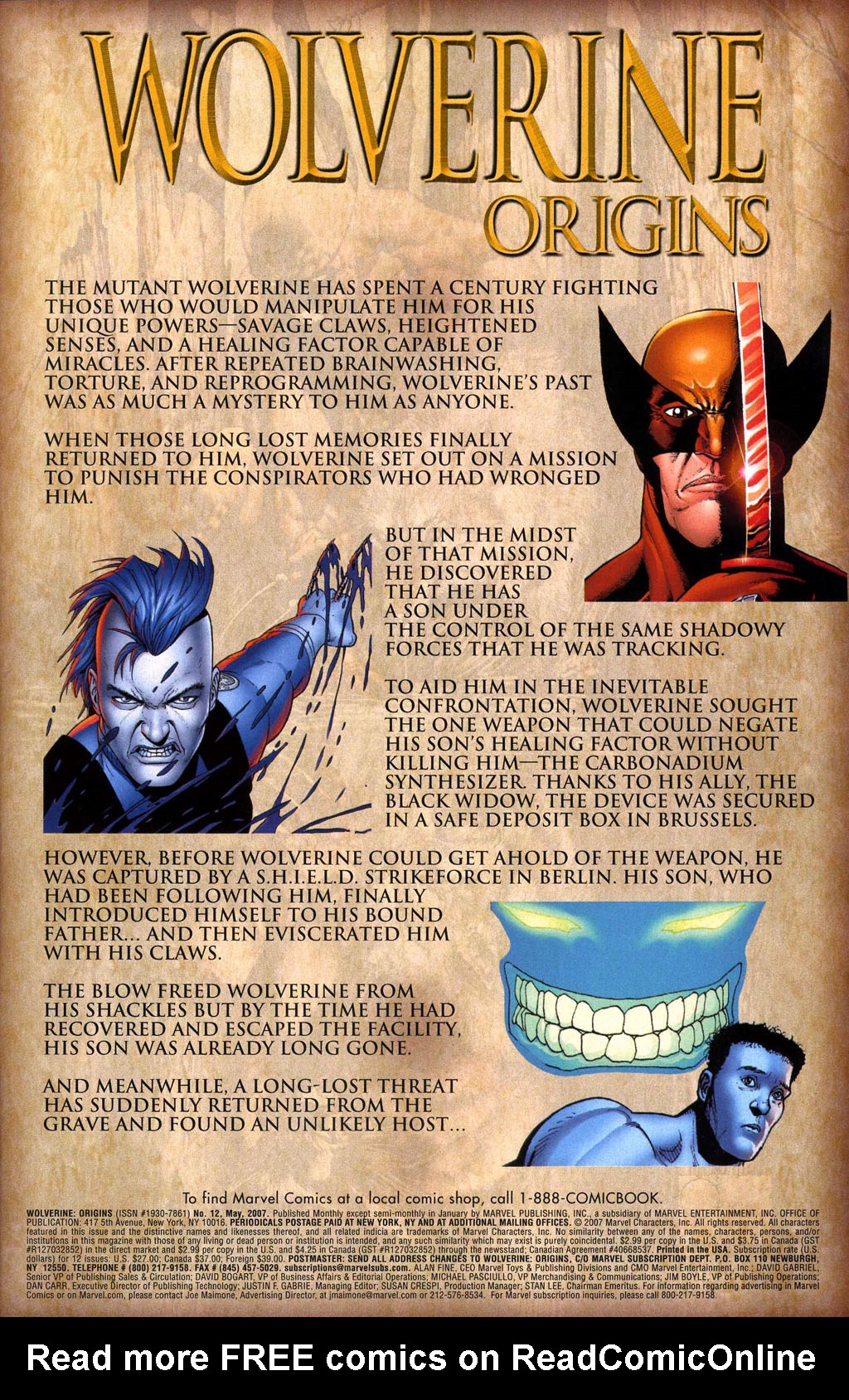 Read online Wolverine: Origins comic -  Issue #12 - 2