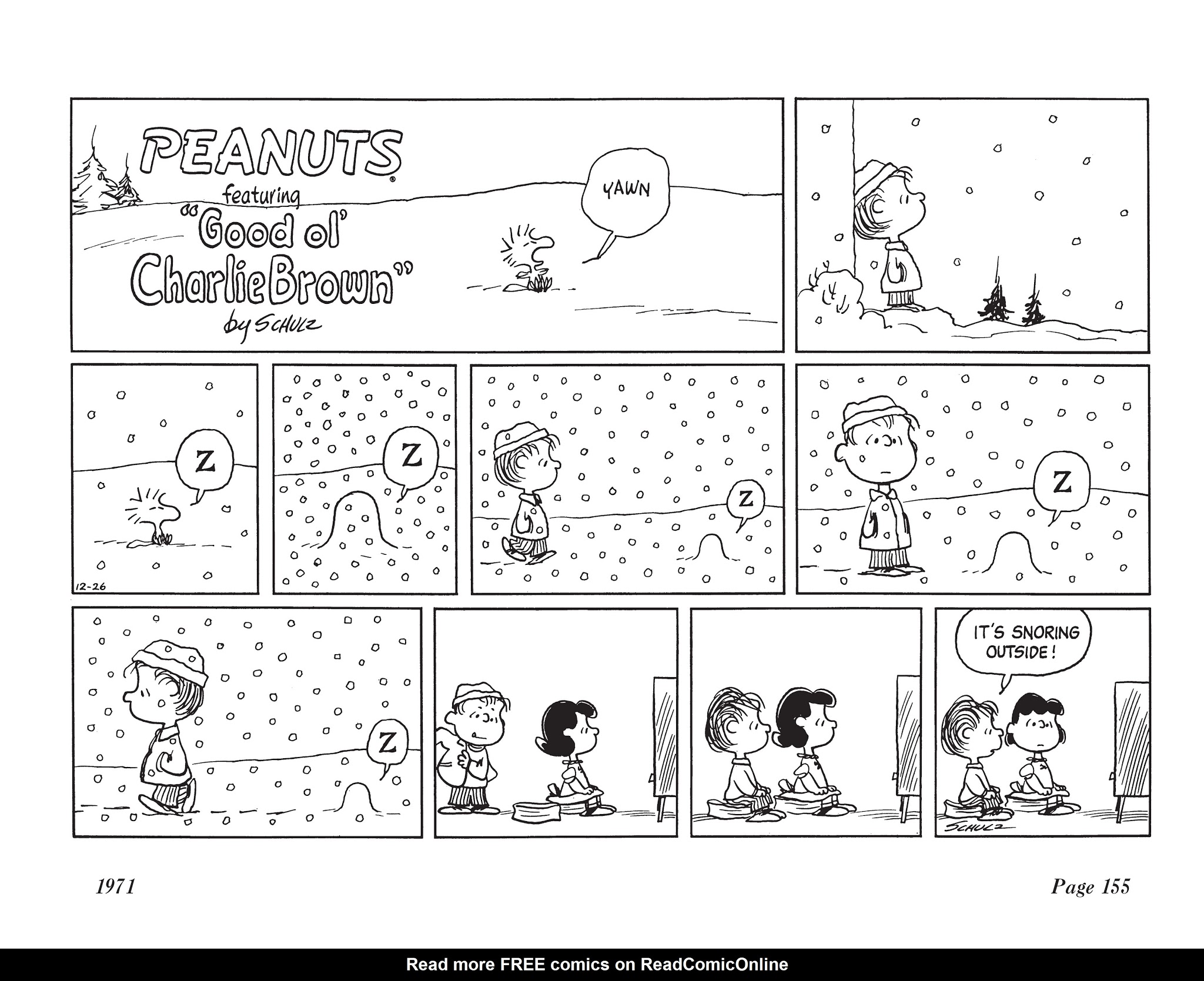 Read online The Complete Peanuts comic -  Issue # TPB 11 - 170