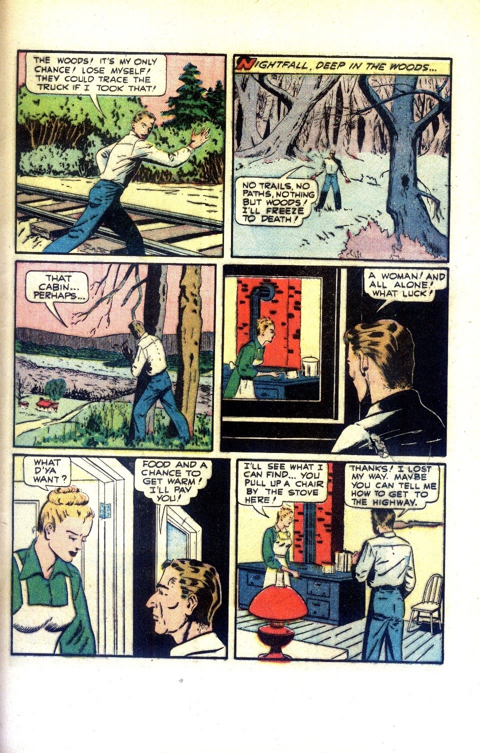 Read online Super-Mystery Comics comic -  Issue #40 - 45