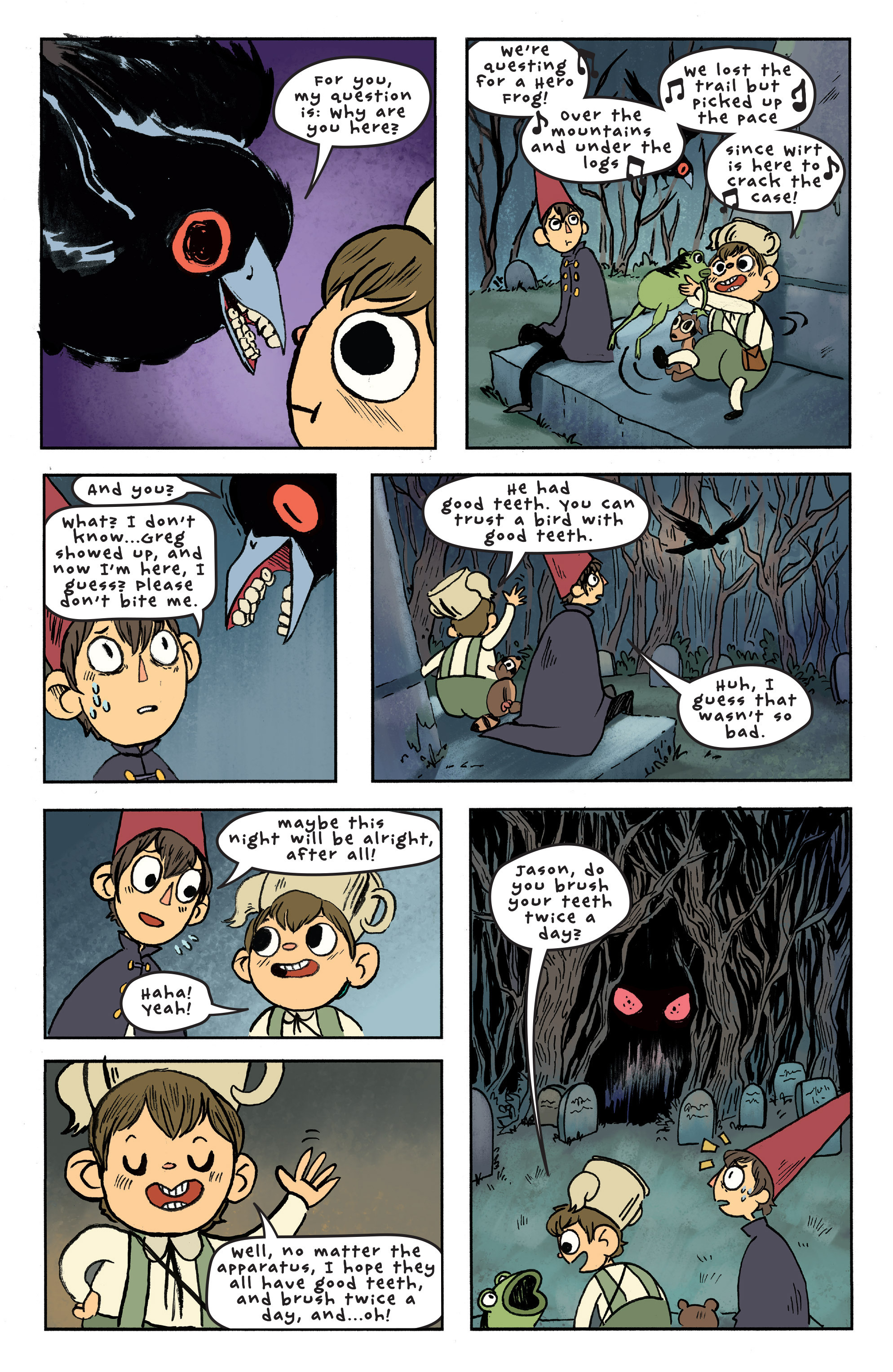 Read online Over the Garden Wall (2016) comic -  Issue #6 - 18