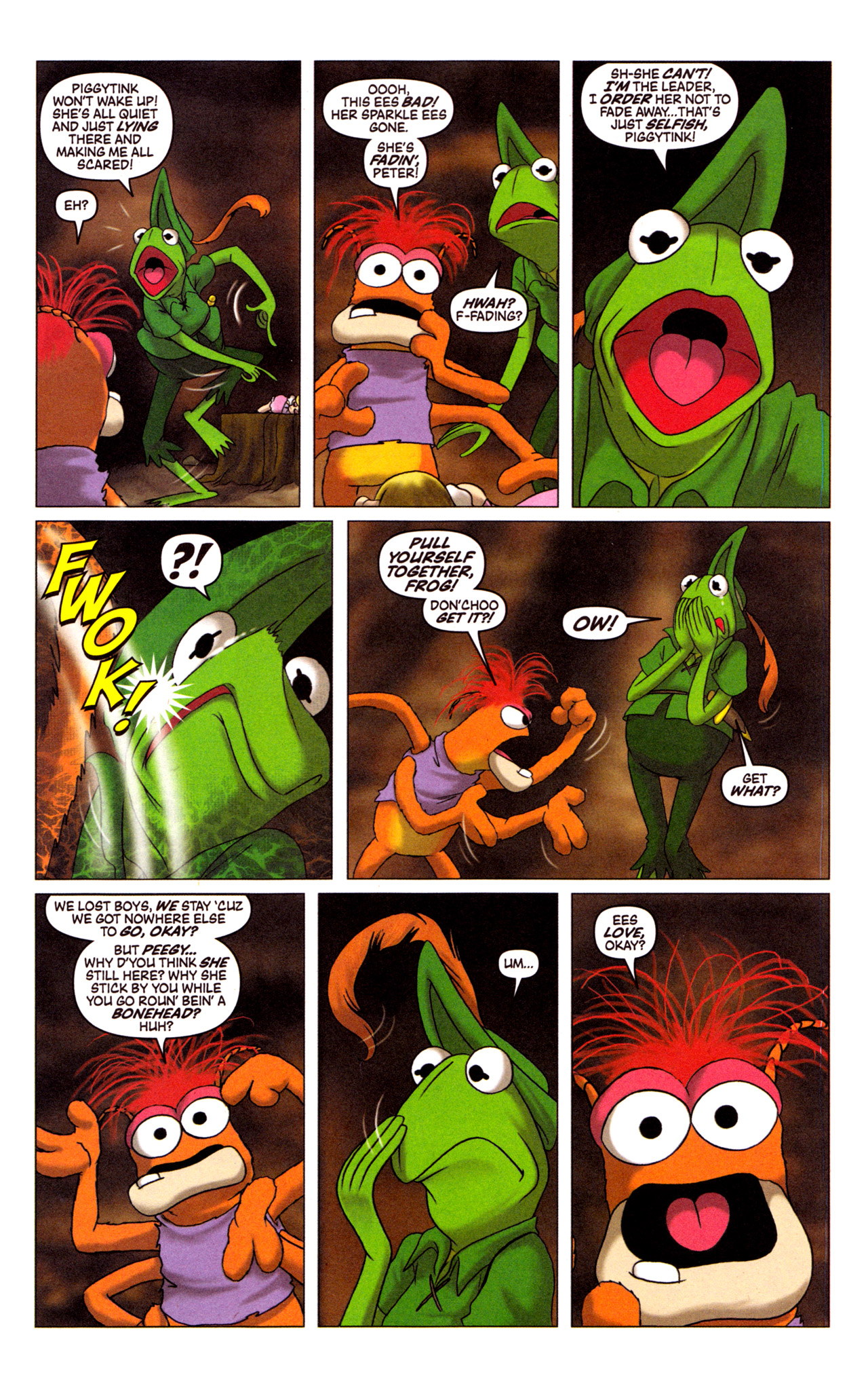 Read online Muppet Peter Pan comic -  Issue #4 - 5