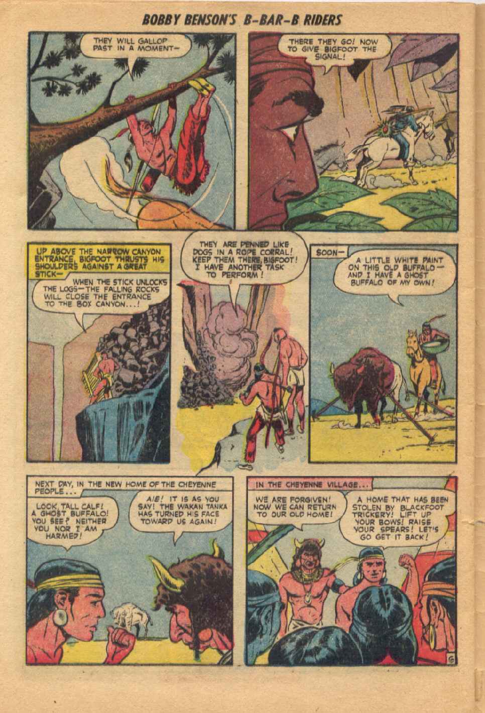 Read online Bobby Benson's B-Bar-B Riders comic -  Issue #15 - 32