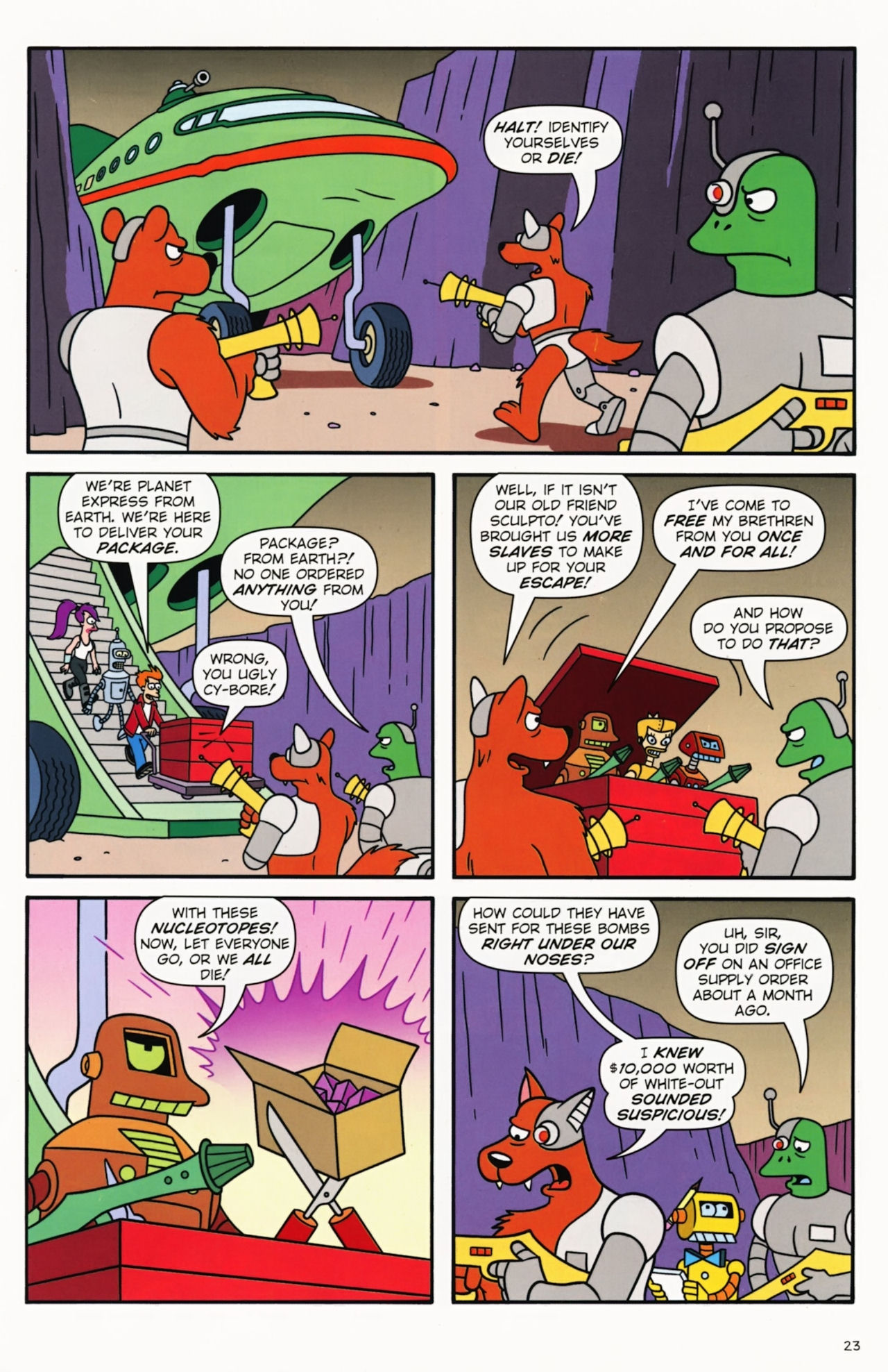 Read online Futurama Comics comic -  Issue #53 - 22