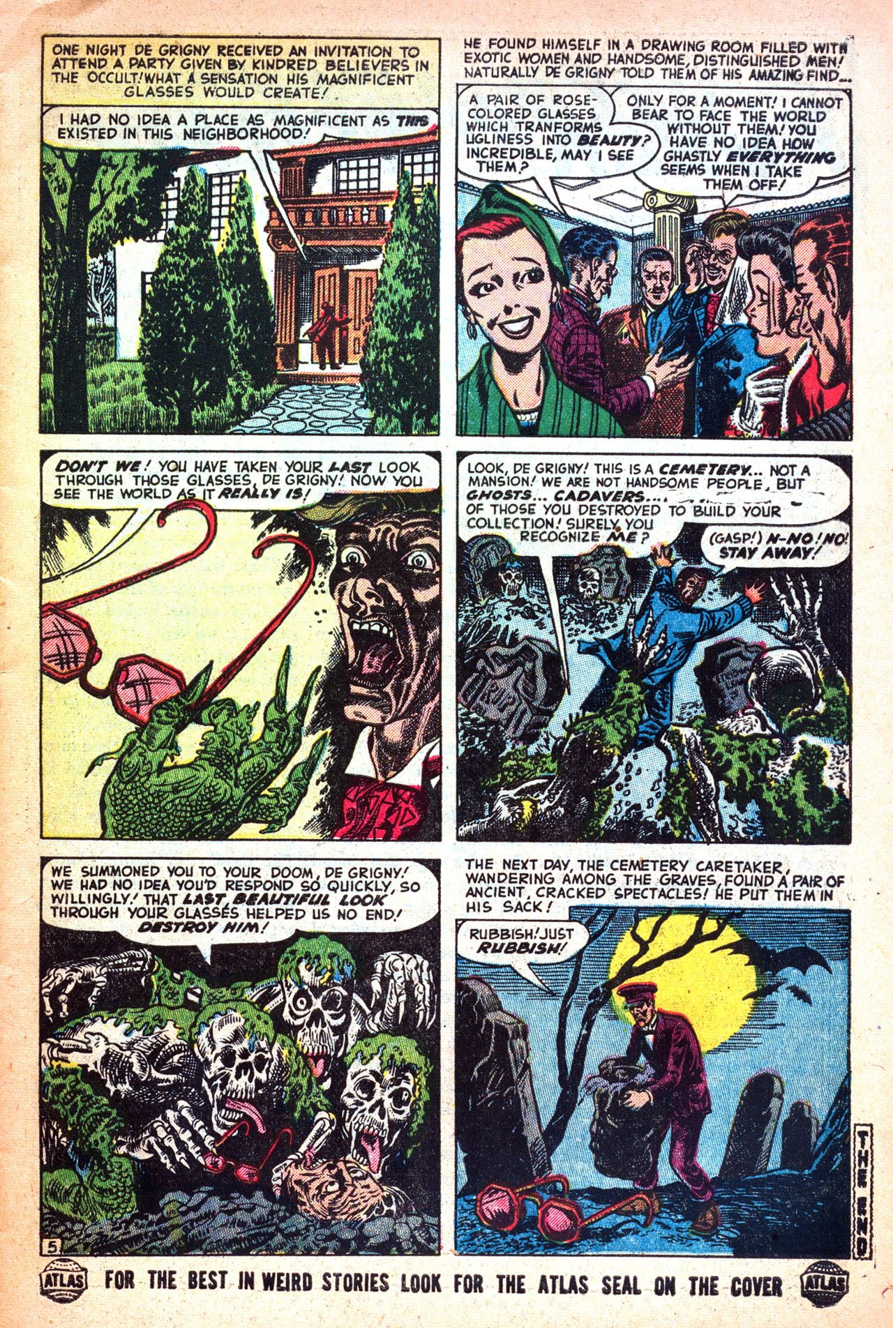 Read online Mystic (1951) comic -  Issue #31 - 7