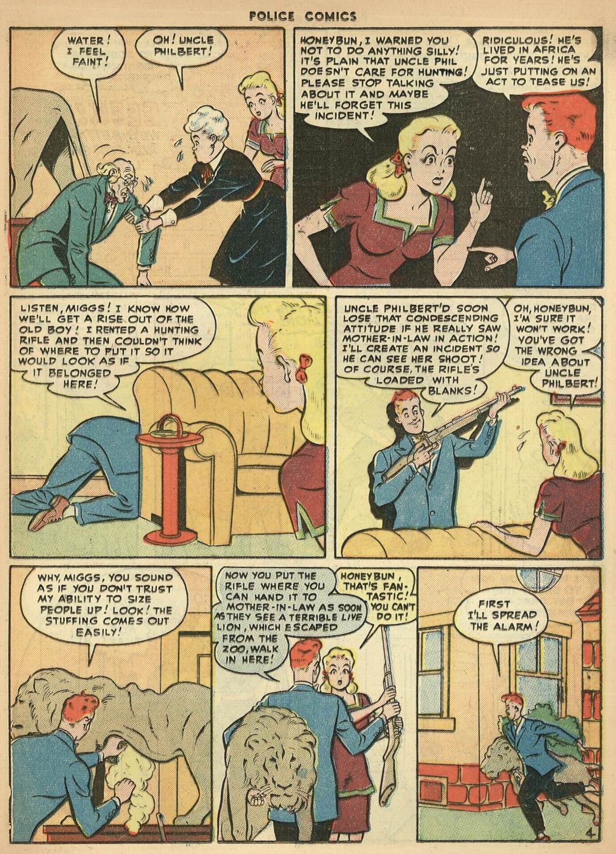 Read online Police Comics comic -  Issue #67 - 21