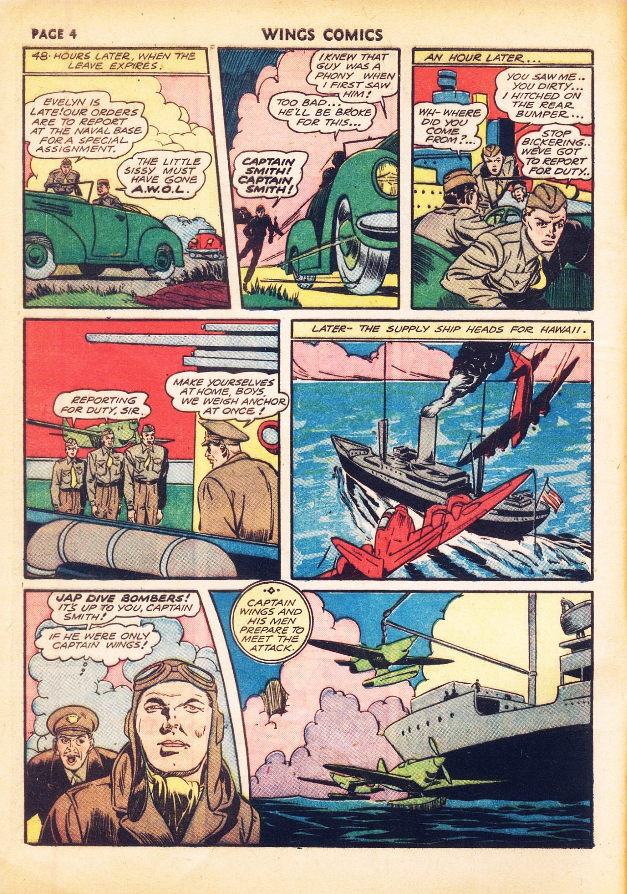 Read online Wings Comics comic -  Issue #20 - 6