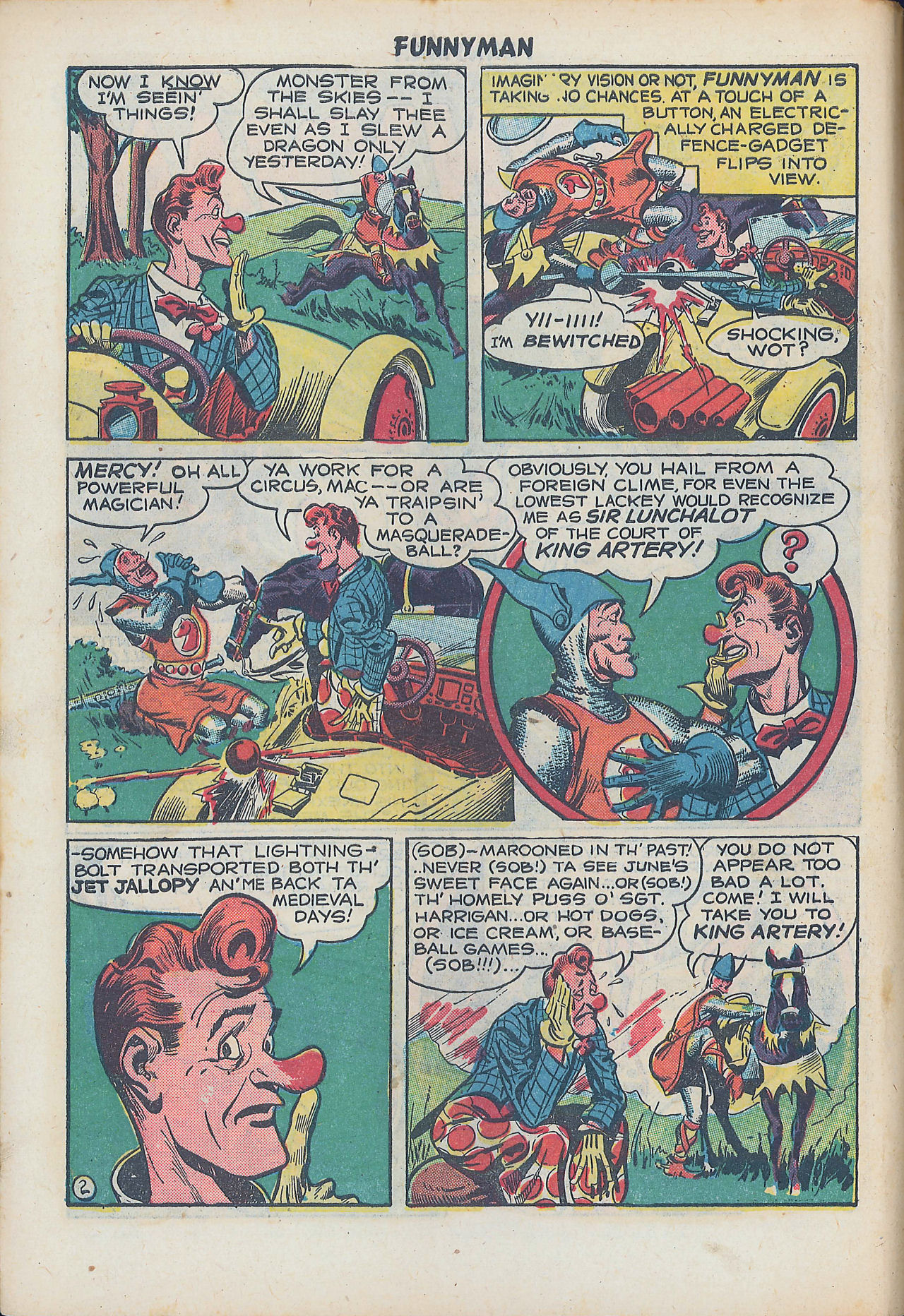 Read online Funnyman comic -  Issue #4 - 4