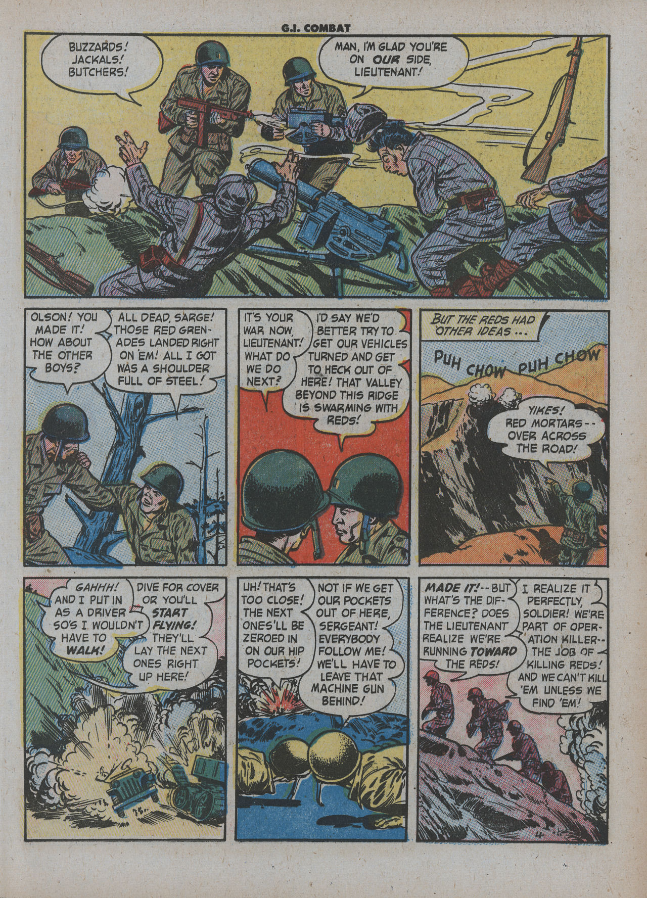 Read online G.I. Combat (1952) comic -  Issue #7 - 22