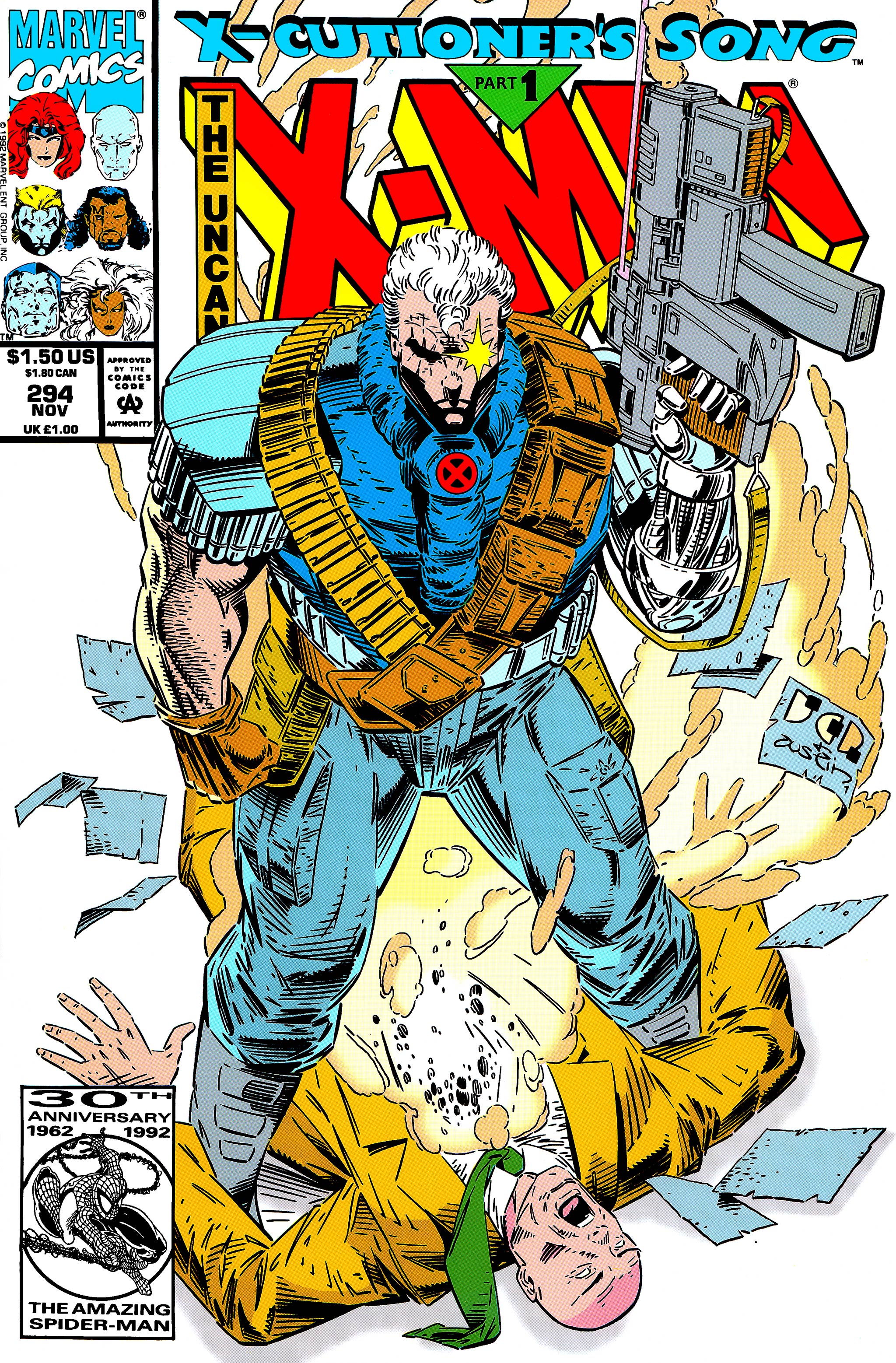 Read online Uncanny X-Men (1963) comic -  Issue #294 - 1