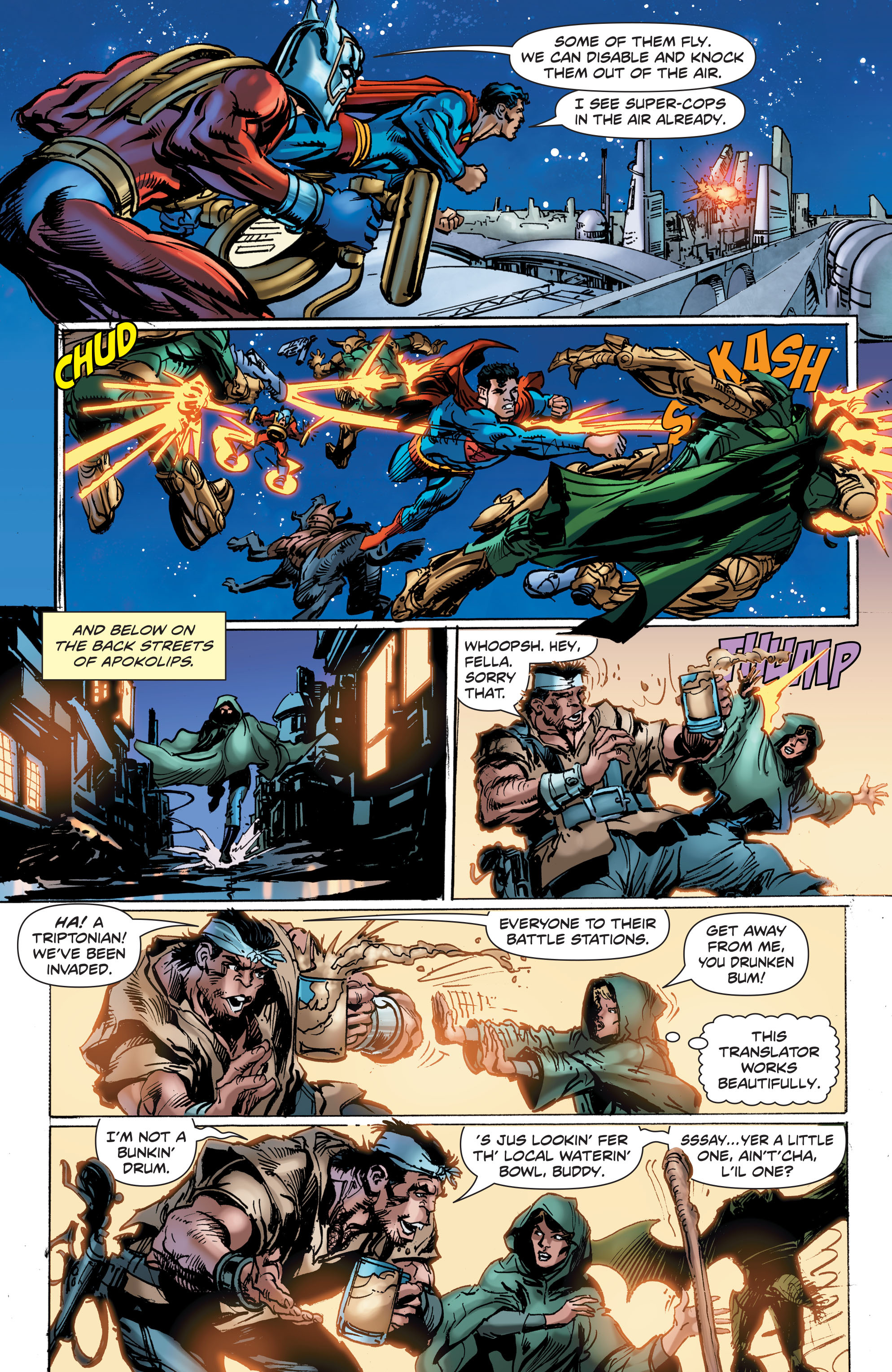 Read online Superman: The Coming of the Supermen comic -  Issue #4 - 19