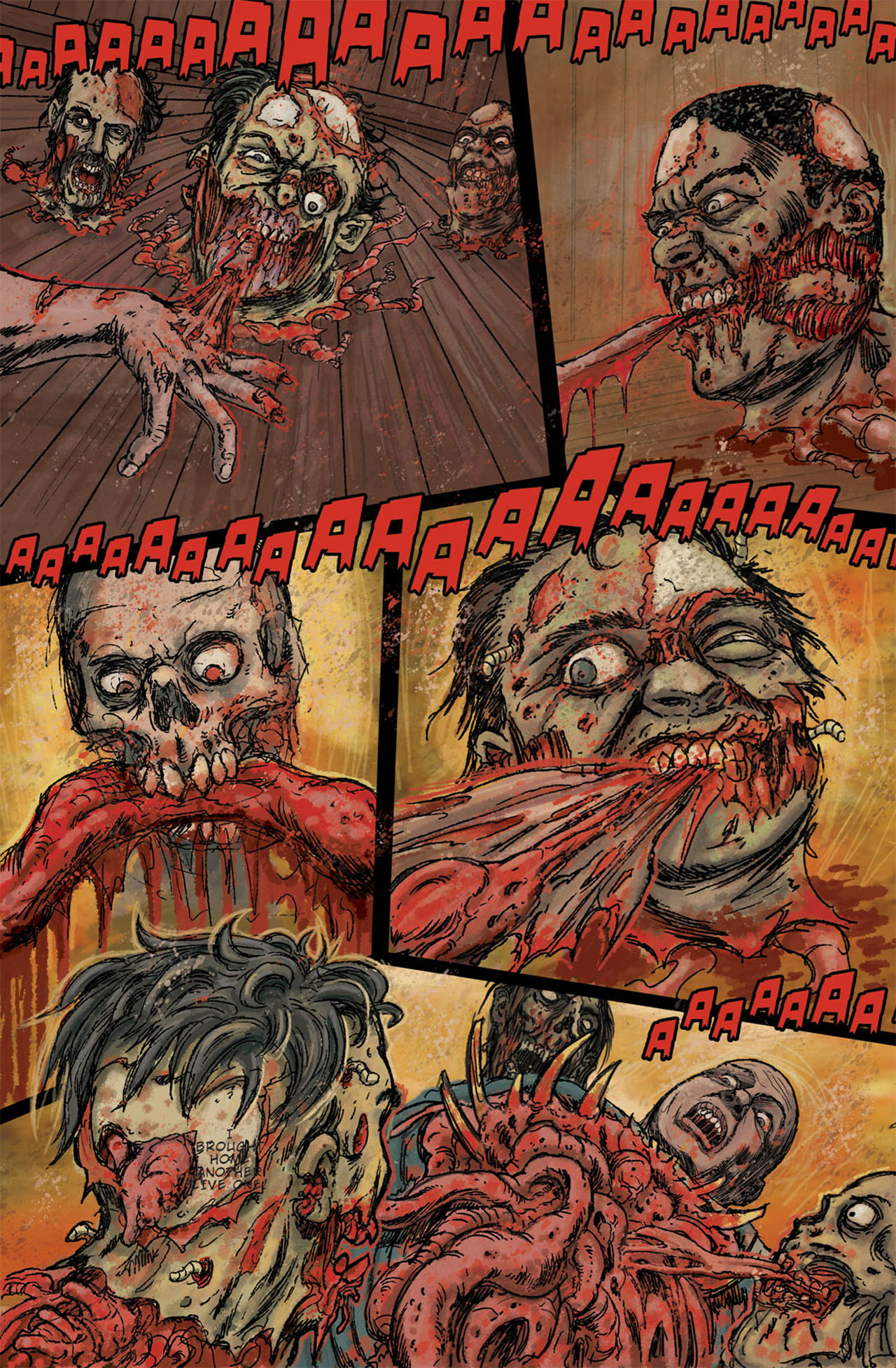 Read online Zombie Terrors comic -  Issue #1 - 17