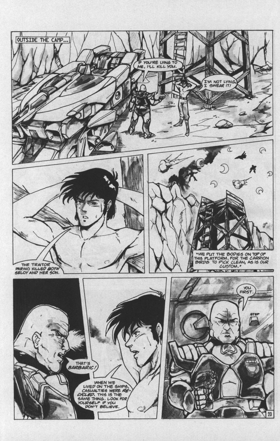 Read online Robotech II: The Sentinels - The Malcontent Uprisings comic -  Issue #11 - 24