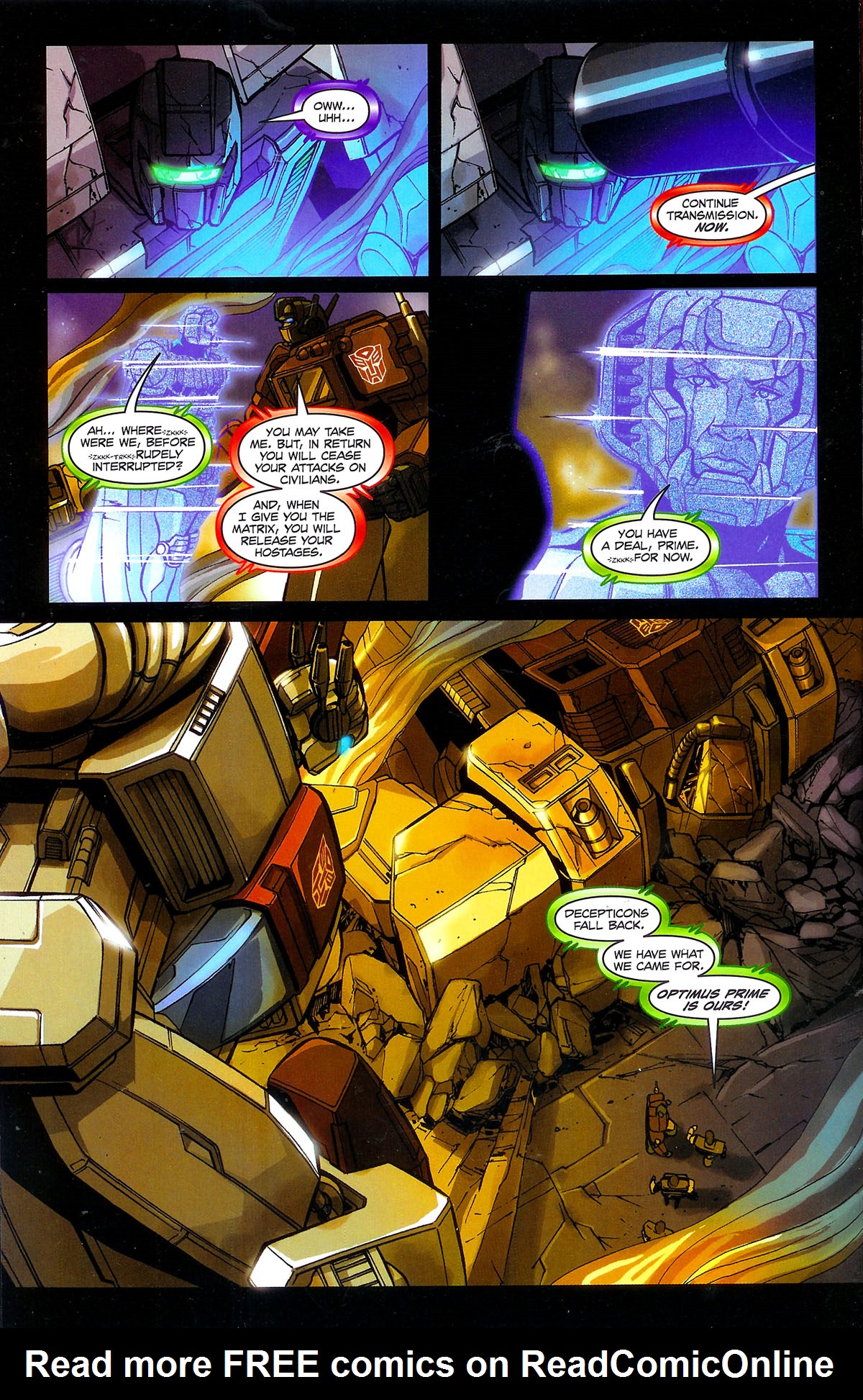 Read online G.I. Joe vs. The Transformers III: The Art of War comic -  Issue #4 - 10