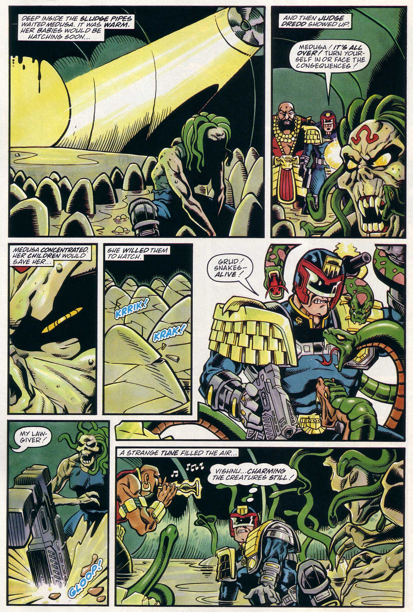 Read online Judge Dredd Lawman of the Future comic -  Issue #20 - 28