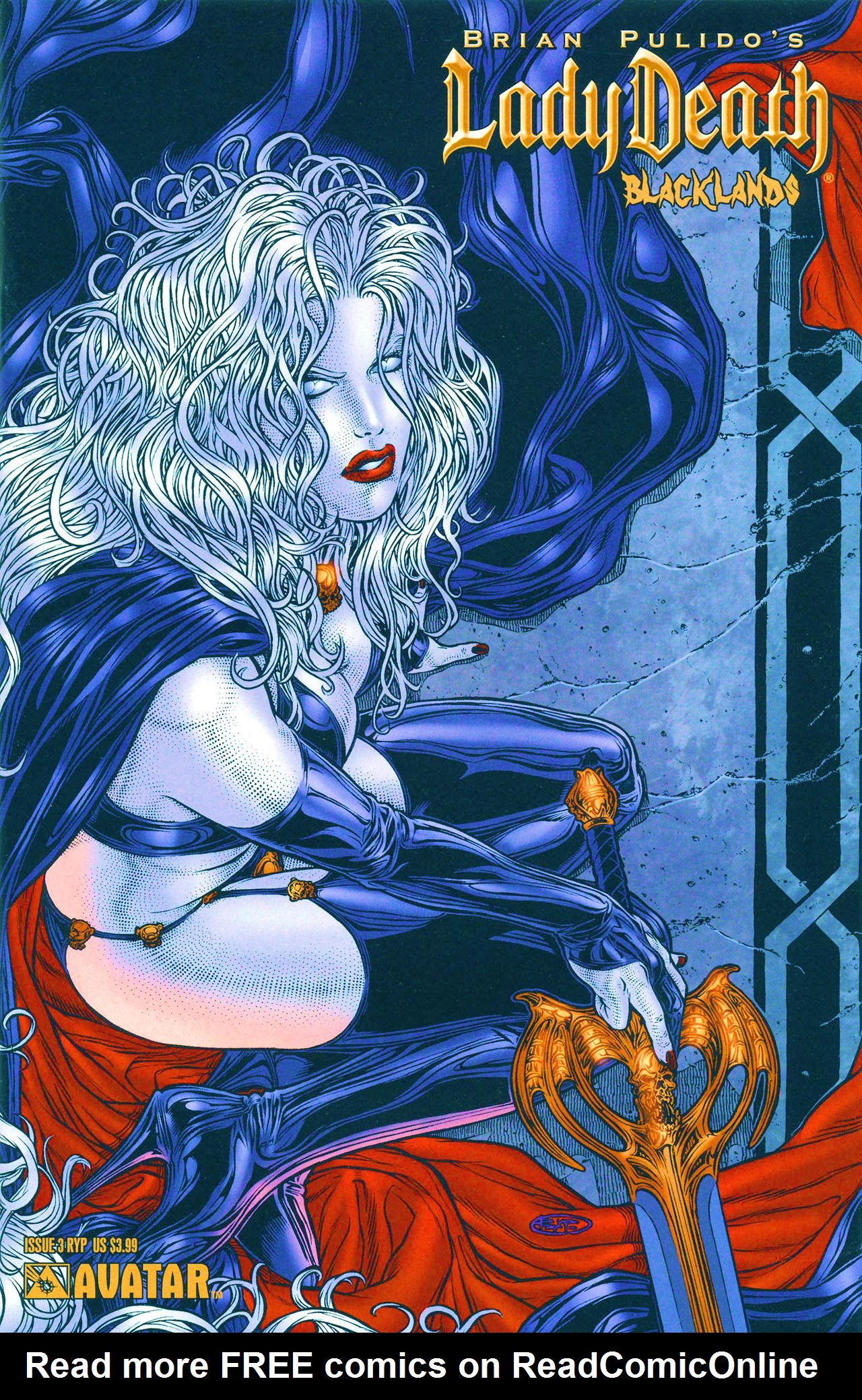 Read online Brian Pulido's Lady Death: Blacklands comic -  Issue #3 - 2