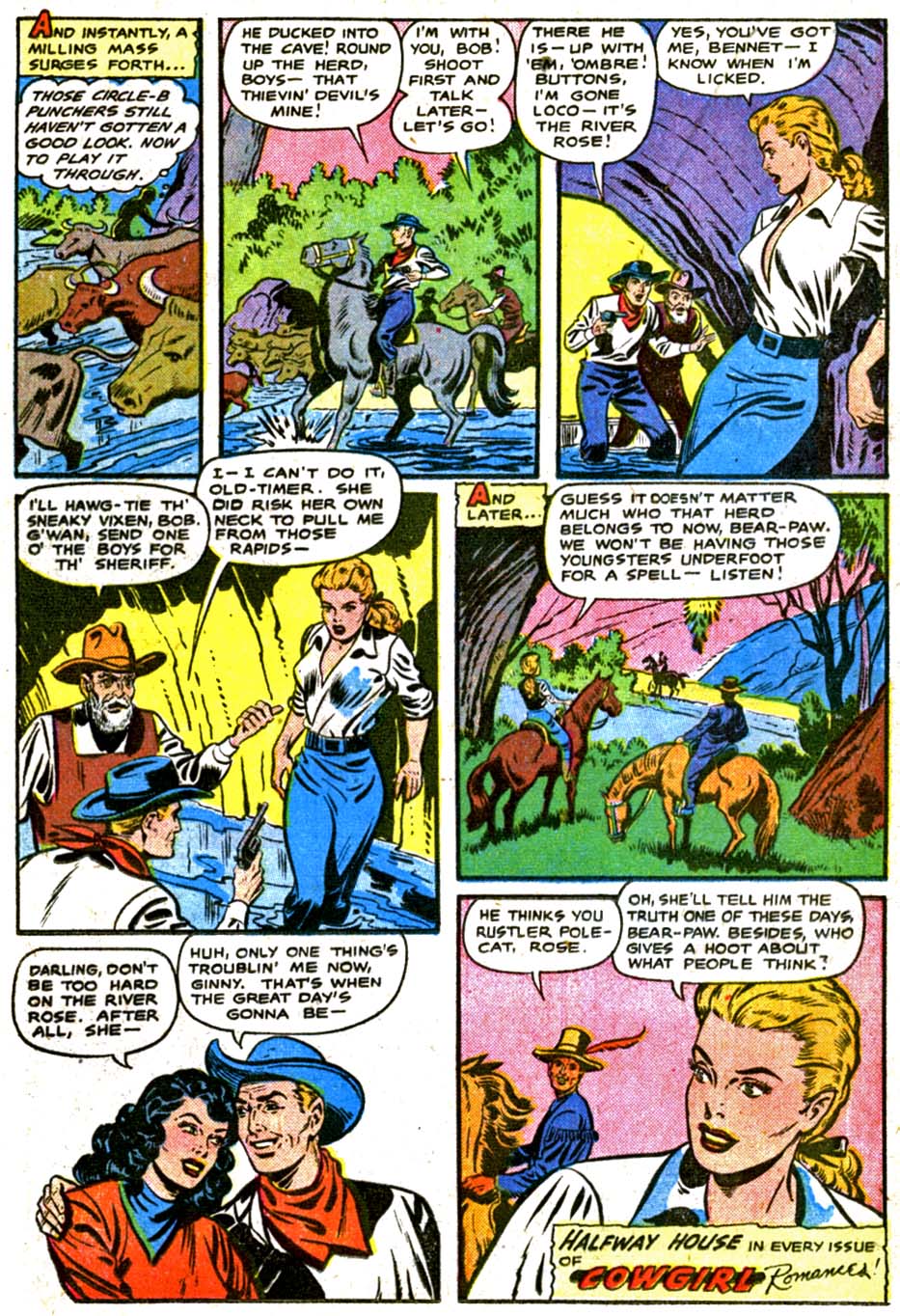 Read online Cowgirl Romances (1950) comic -  Issue #3 - 29