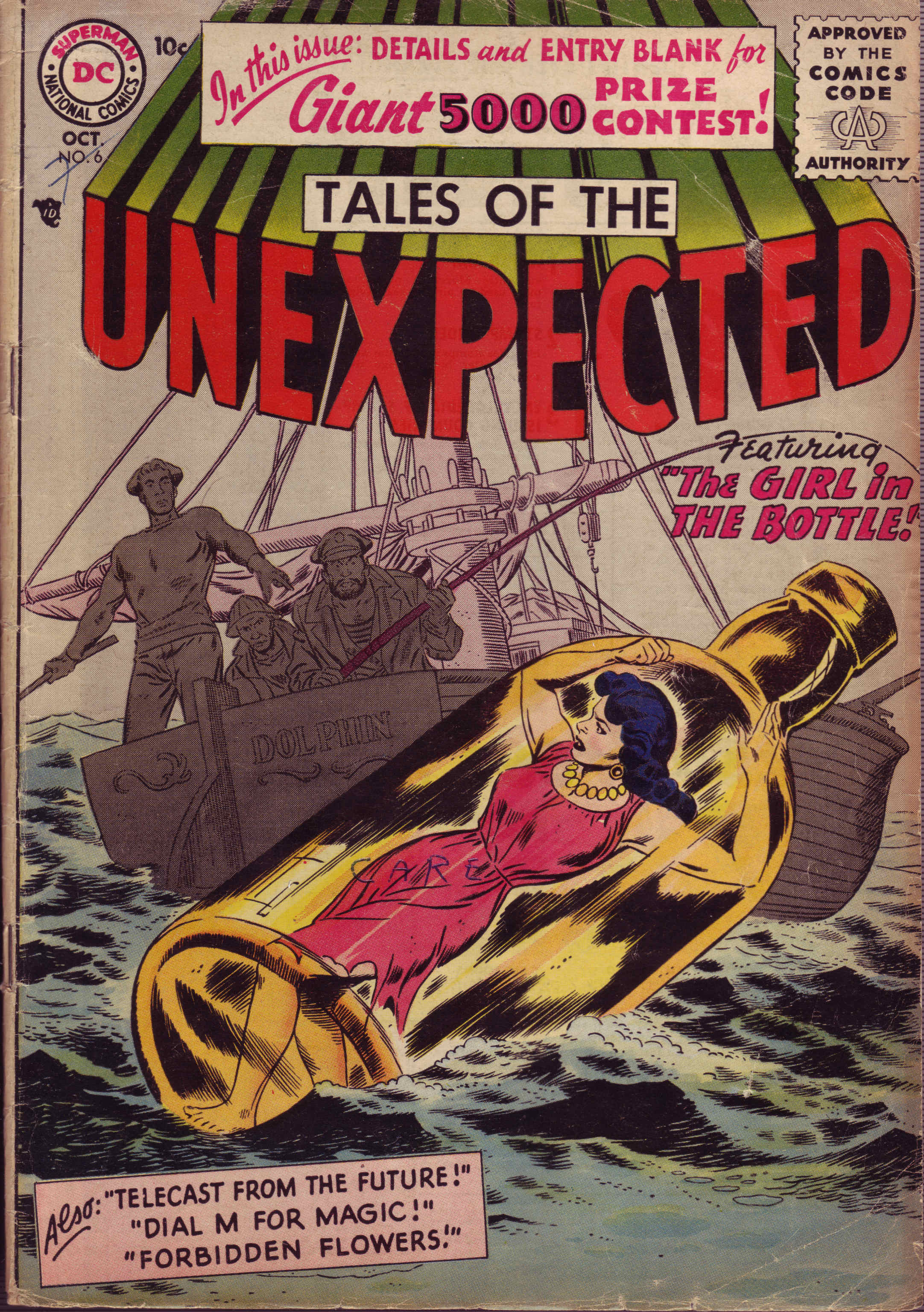 Read online Tales of the Unexpected comic -  Issue #6 - 1