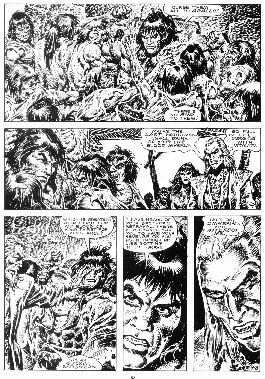 Read online The Savage Sword Of Conan comic -  Issue #155 - 53
