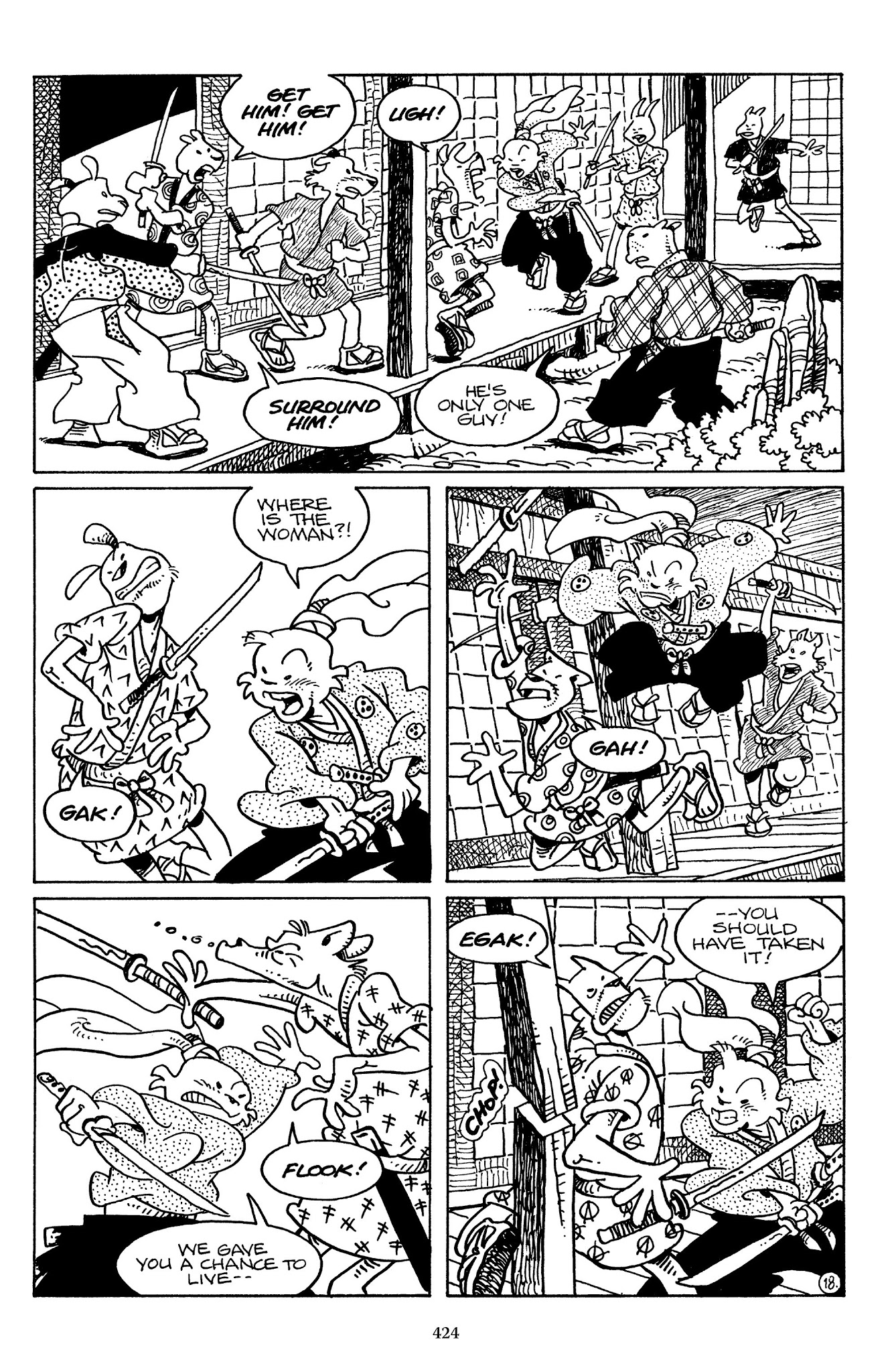 Read online The Usagi Yojimbo Saga comic -  Issue # TPB 6 - 422