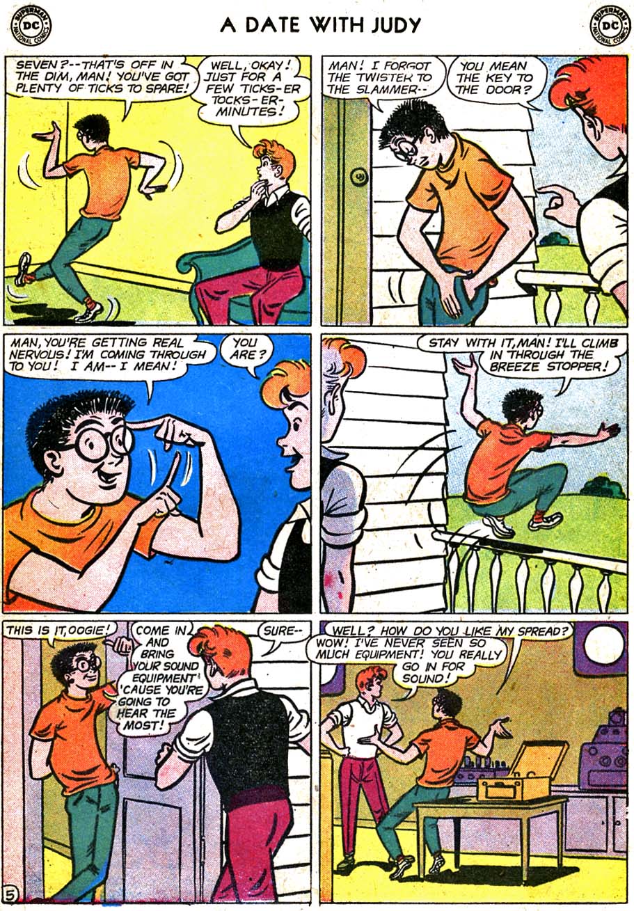 Read online A Date with Judy comic -  Issue #74 - 7