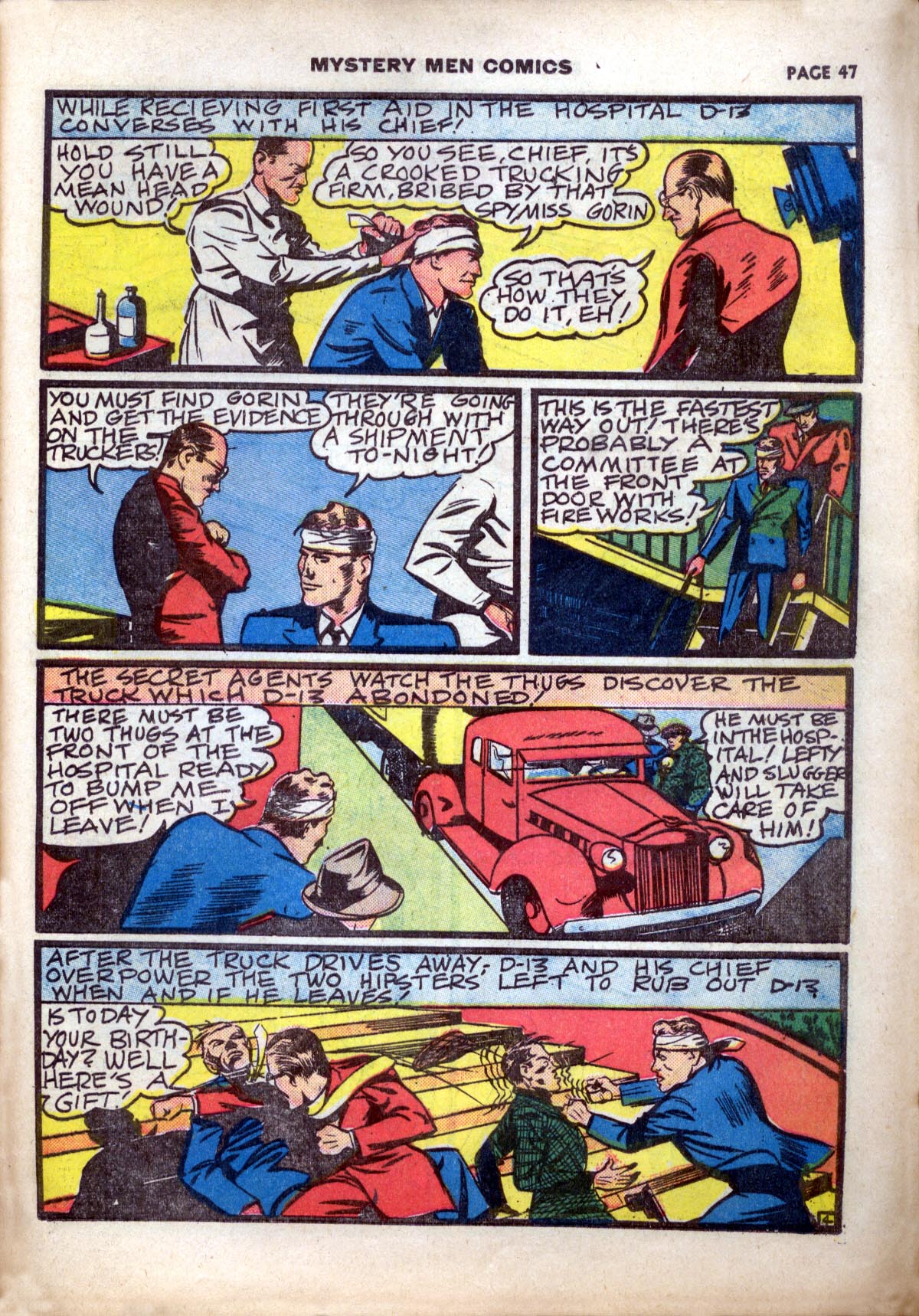 Read online Mystery Men Comics comic -  Issue #13 - 51