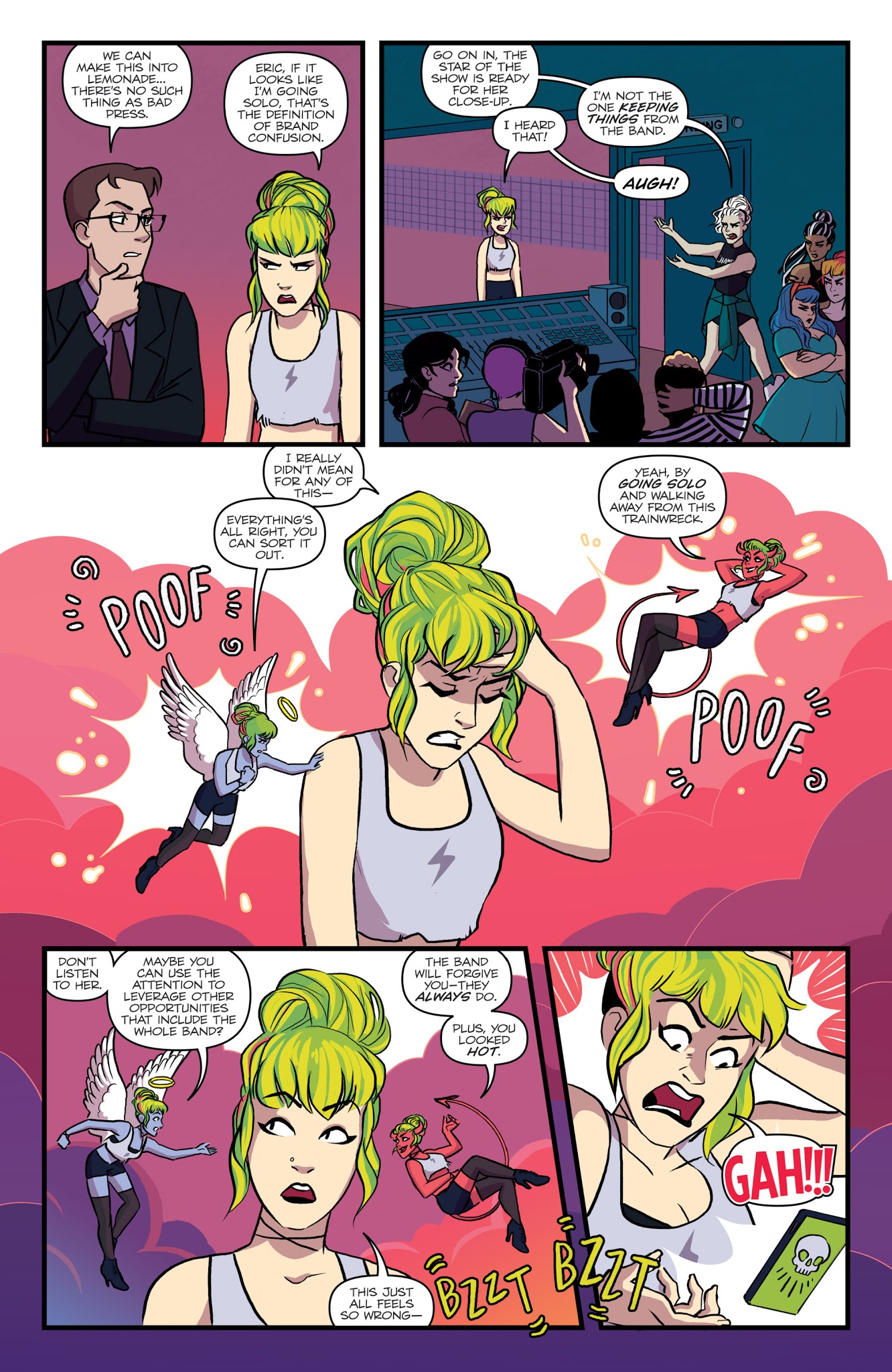 Read online Jem and the Holograms: Dimensions comic -  Issue #4 - 9