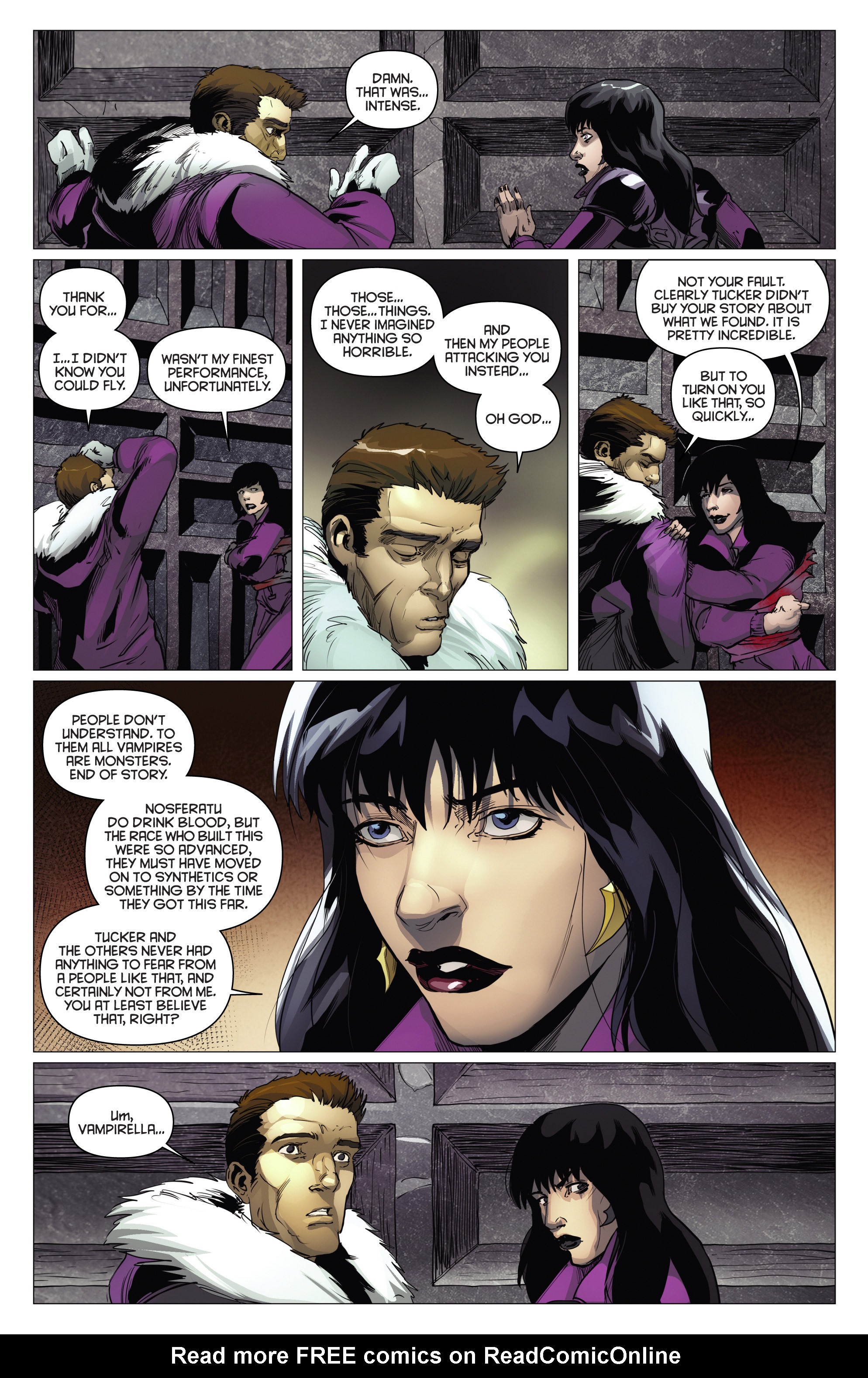 Read online Aliens/Vampirella comic -  Issue #2 - 23