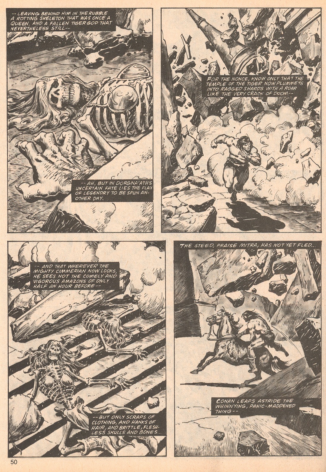 Read online The Savage Sword Of Conan comic -  Issue #62 - 50